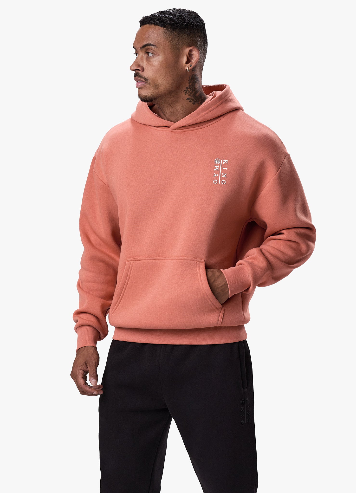 Gym King Division Hood - Rust Xs