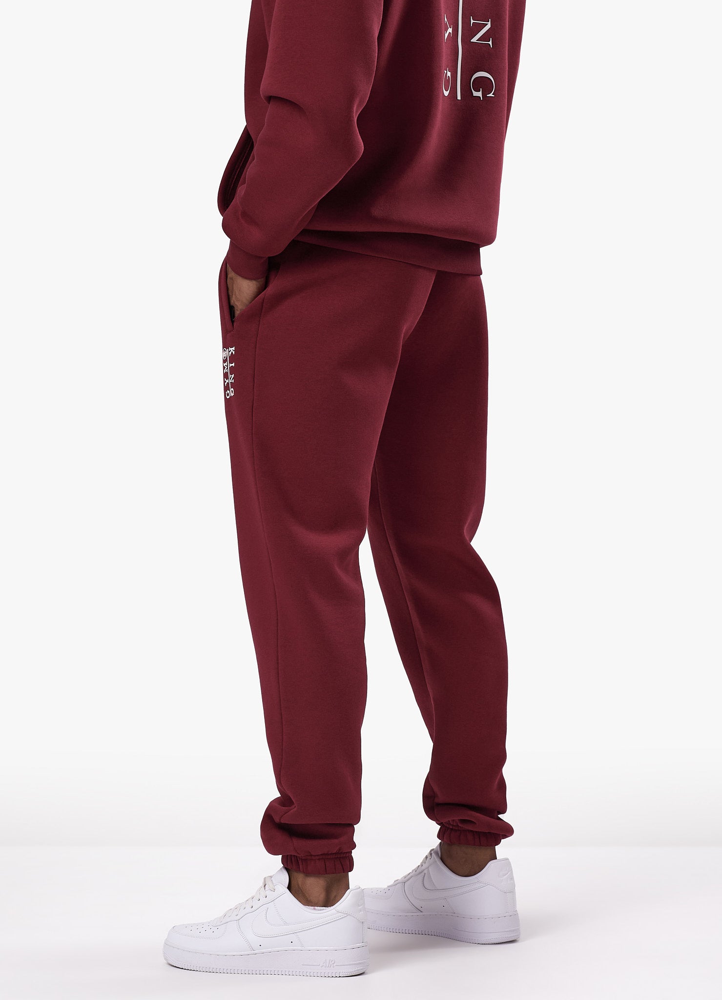 Gym King Division Jogger - Crimson Xs