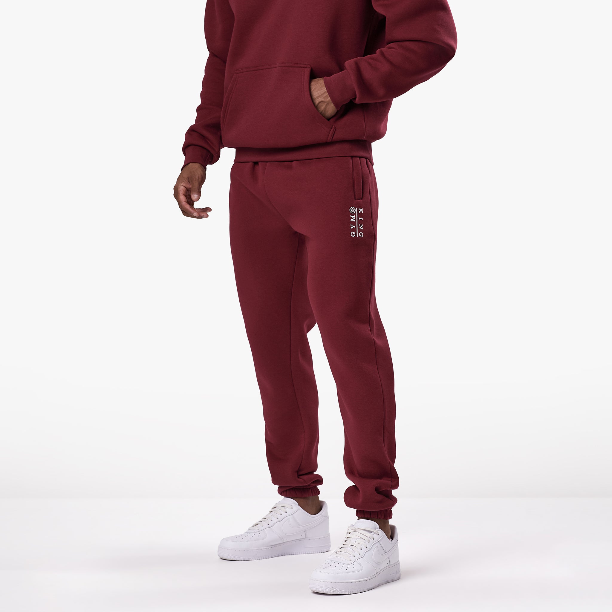 Gym King Division Jogger - Crimson Xs