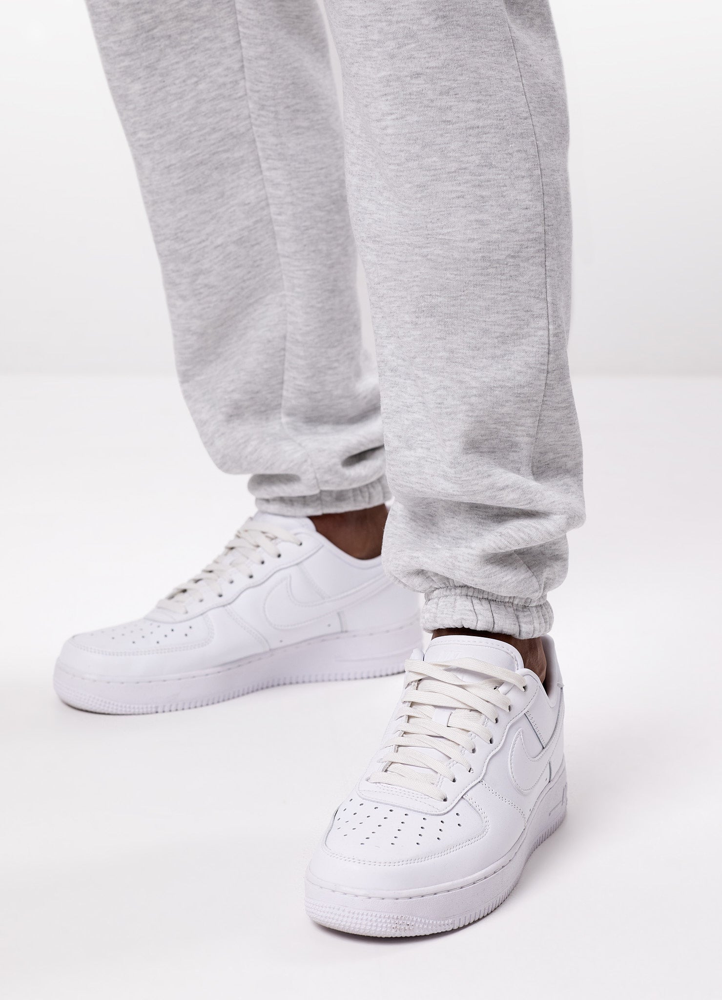 Gym King Division Jogger - Snow Marl Xs