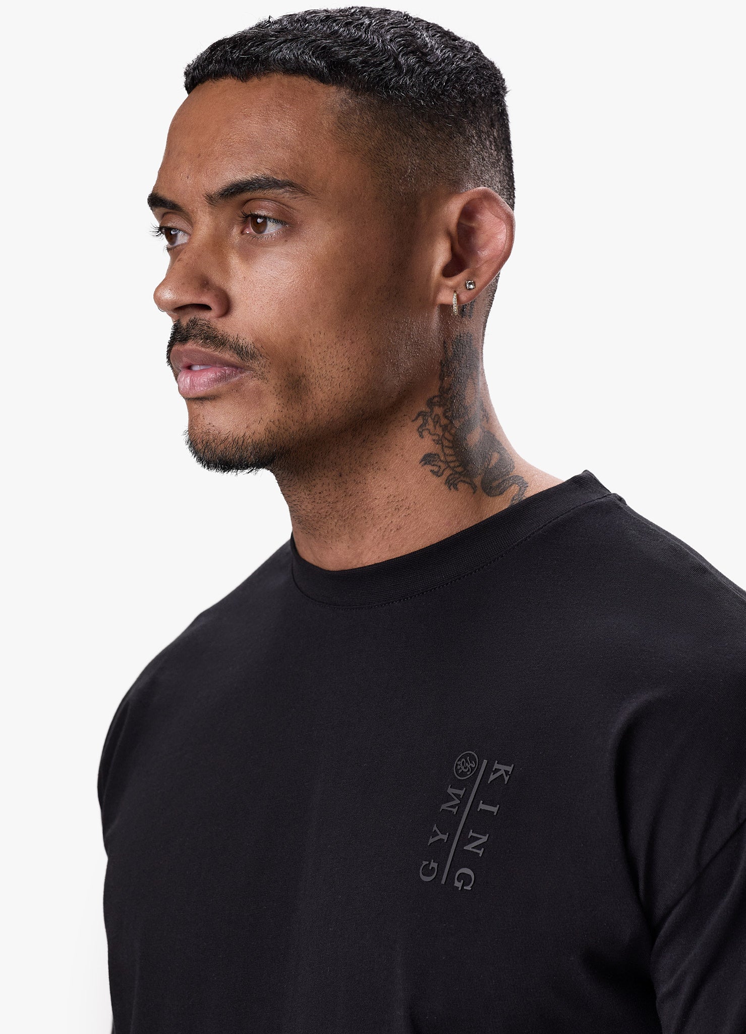 Gym King Division Tee - Black Xs