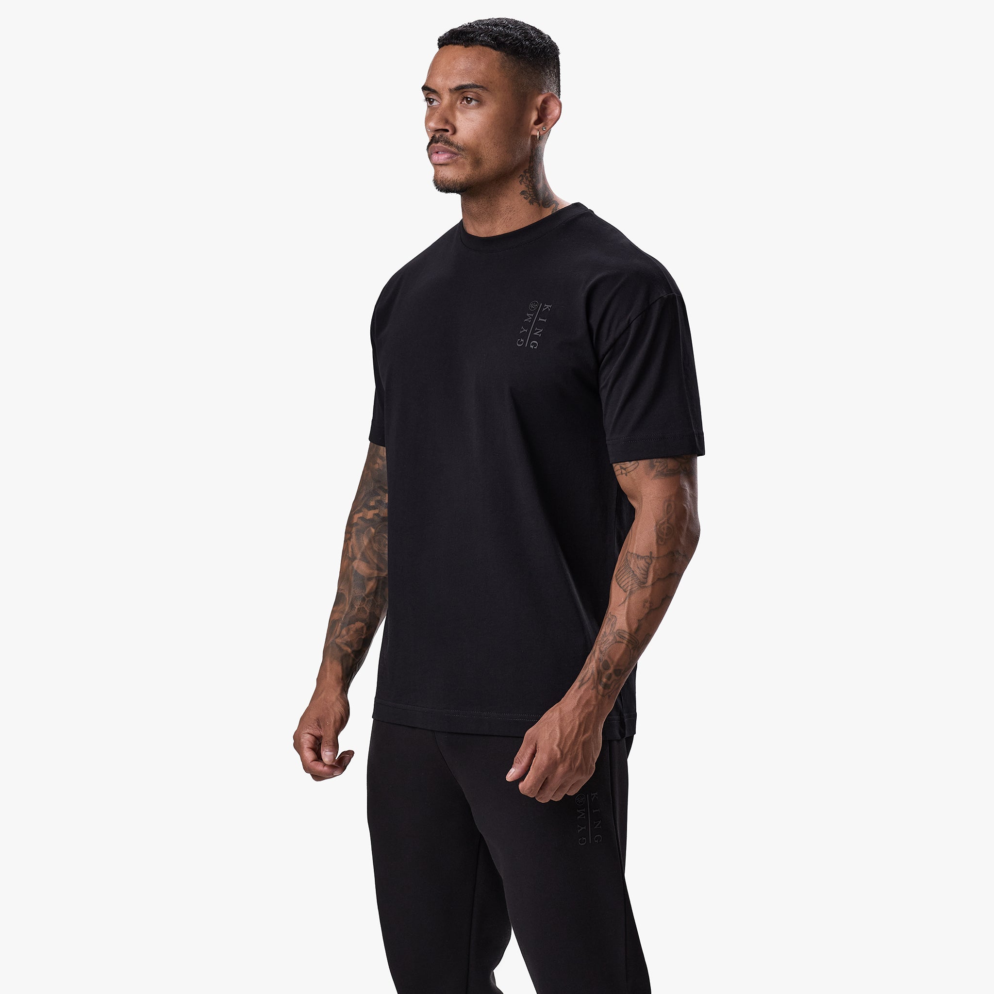 Gym King Division Tee - Black Xs