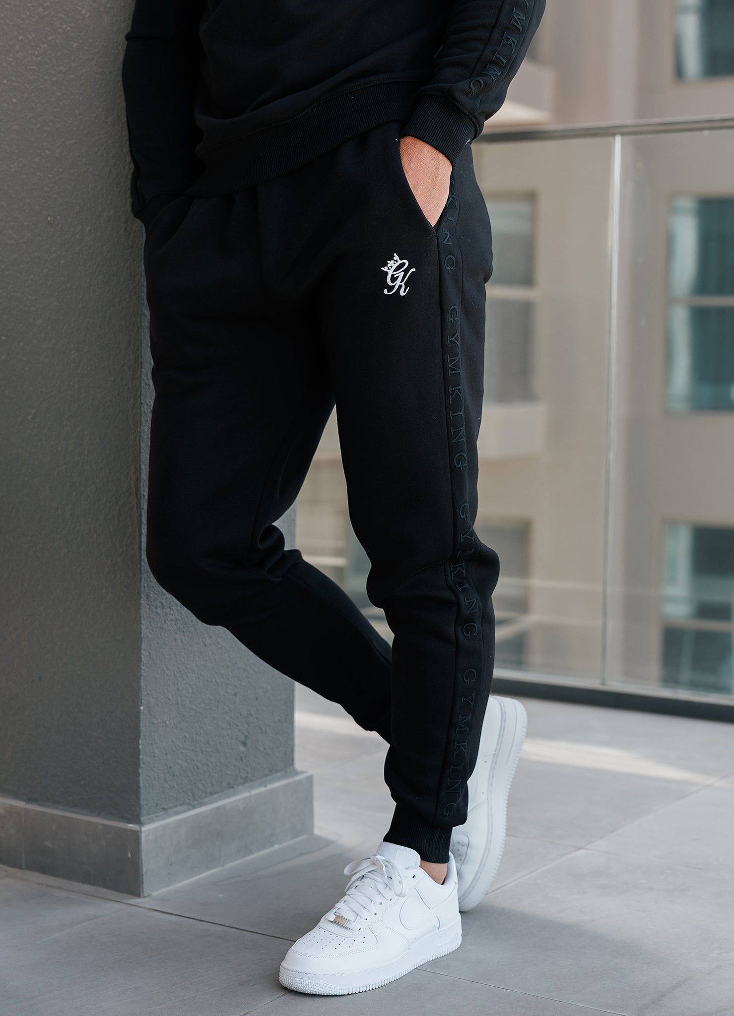 Gym King Elevate Tracksuit - Black