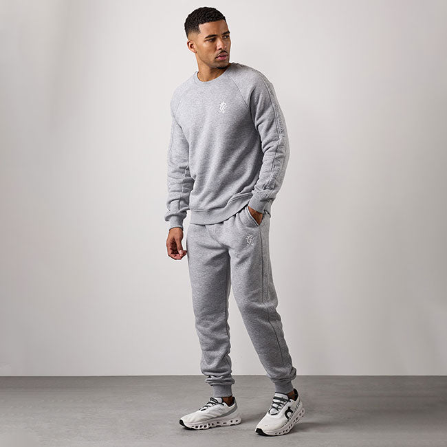 Gym King Elevate Tracksuit - Grey Marl