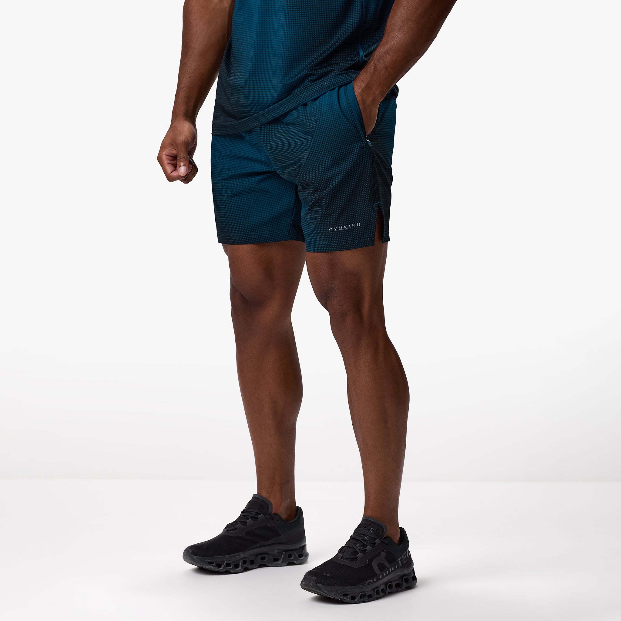 Gym King Elite 6" Short - Teal S