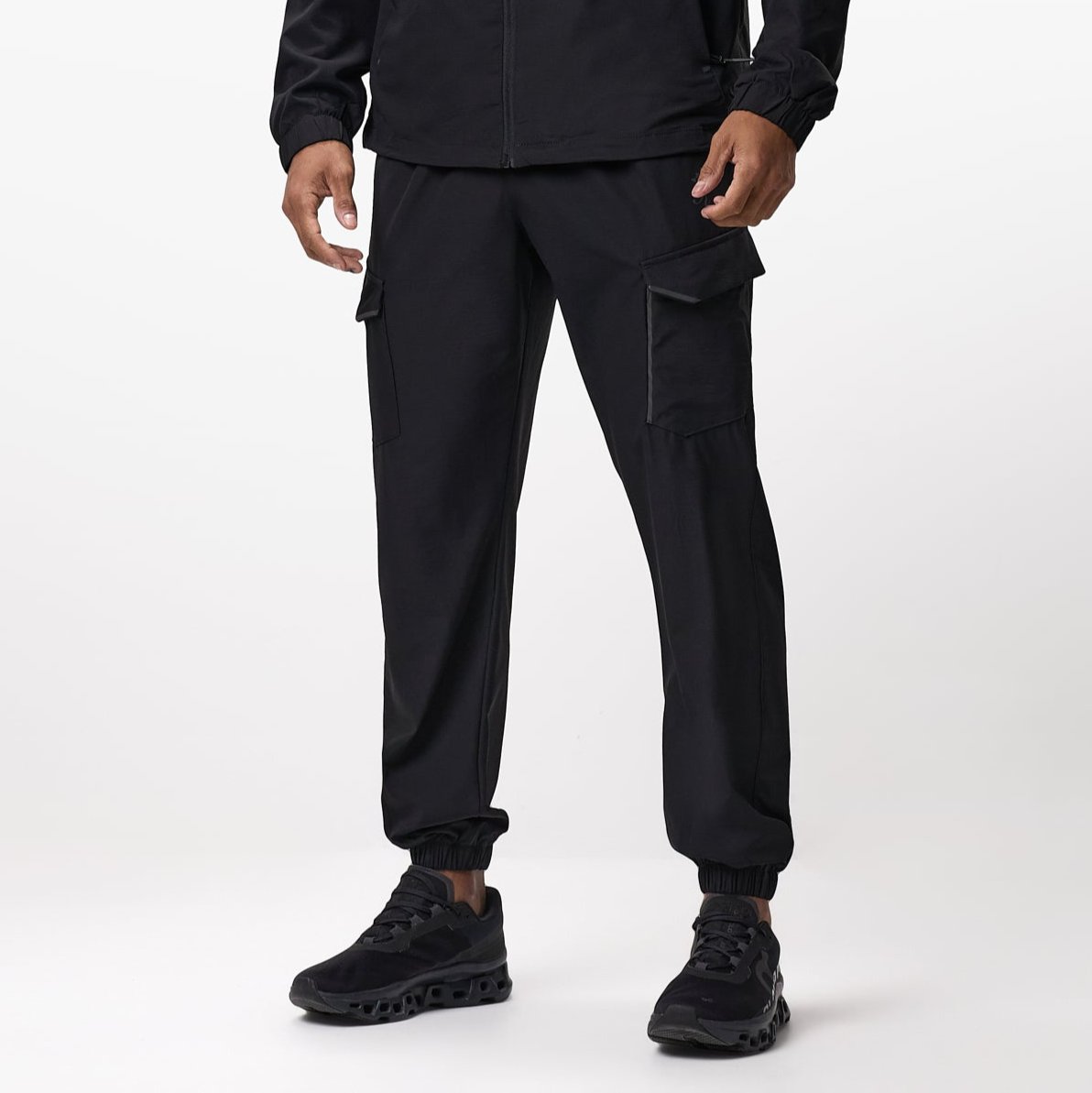 Gym King Elite Ripstop Tracksuit Bottom - Black Xs