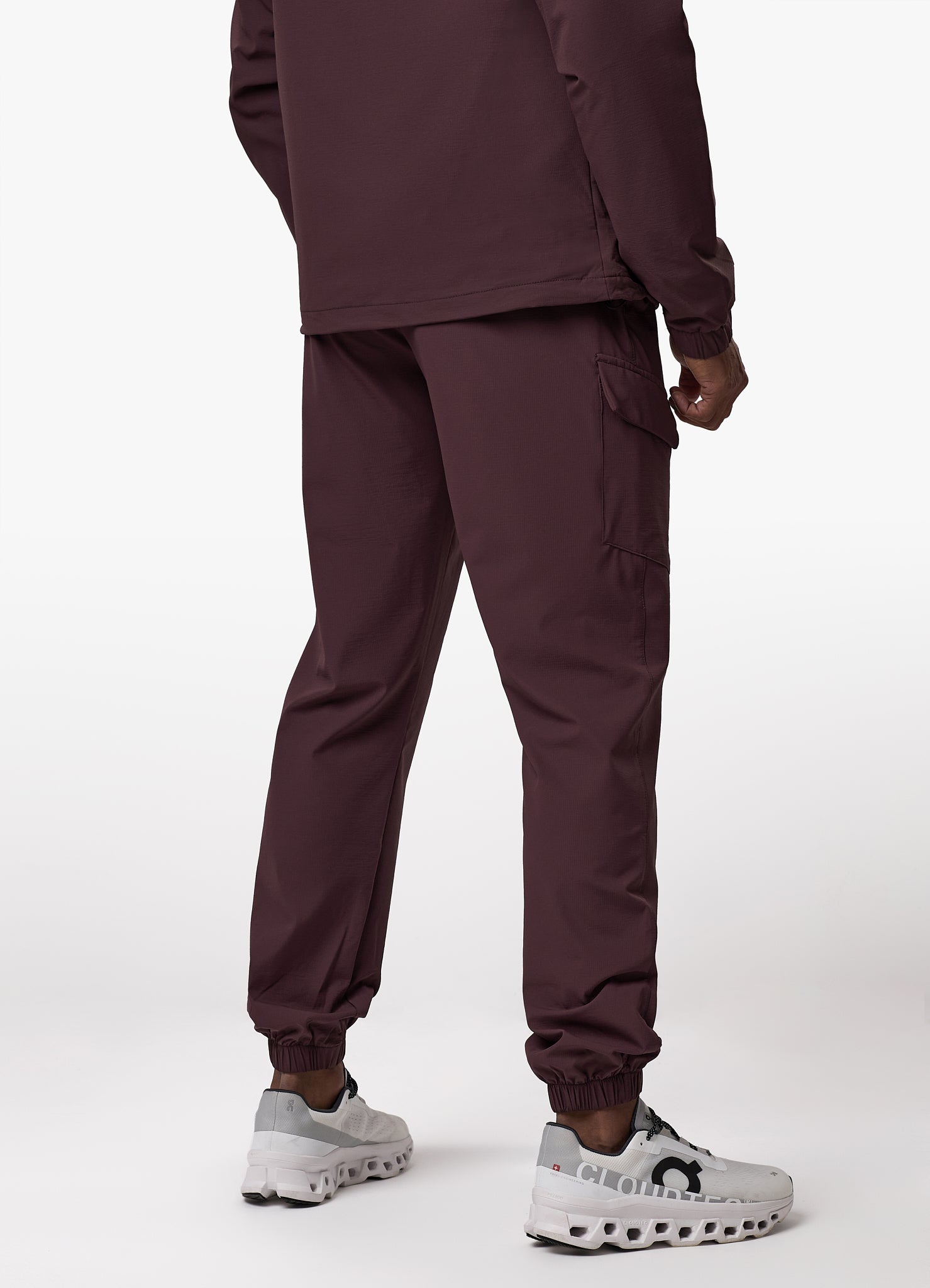 Gym King Elite Ripstop Tracksuit Bottom - Deep Plum Xs