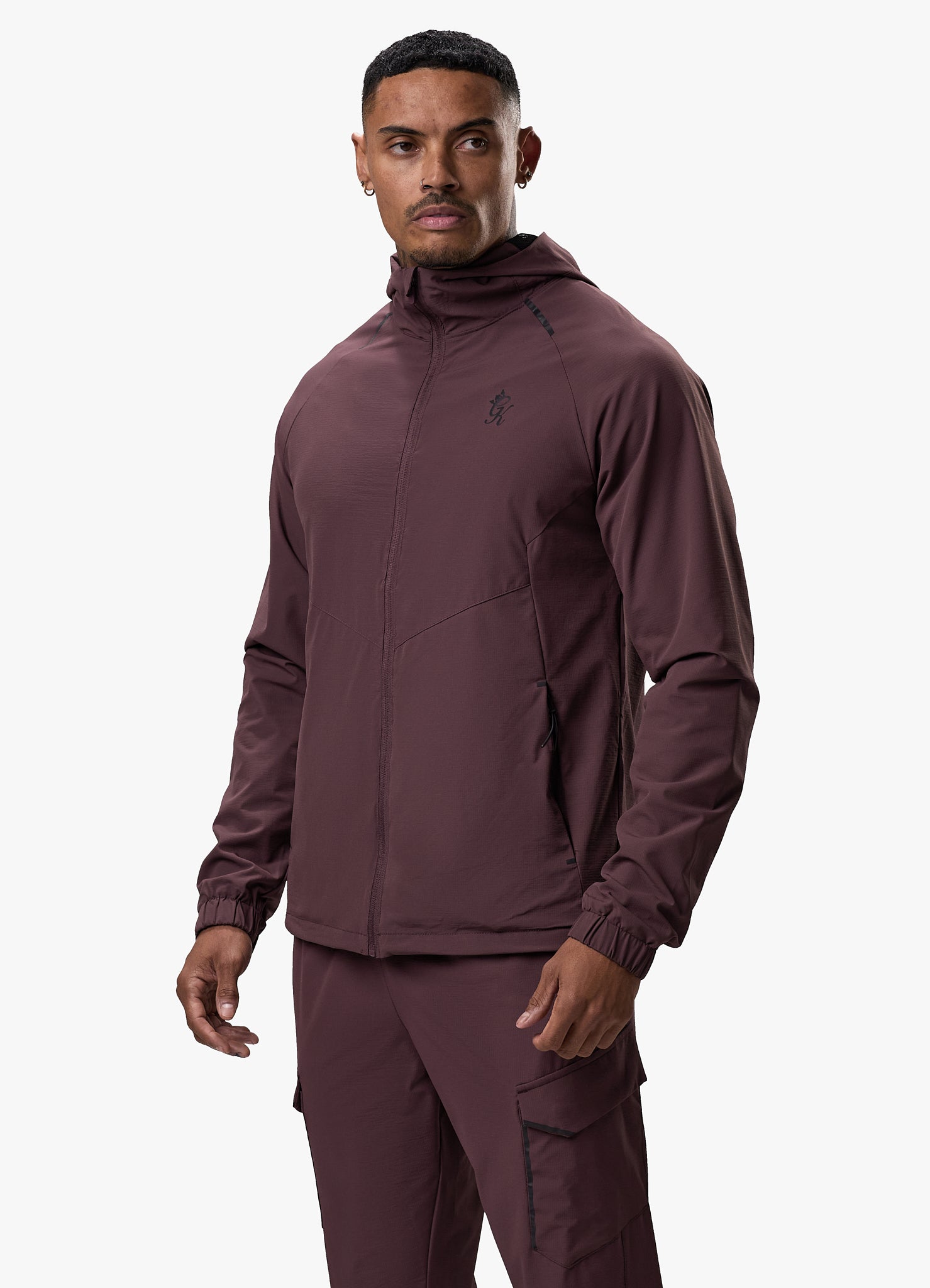 Gym King Elite Ripstop Tracksuit - Deep Plum