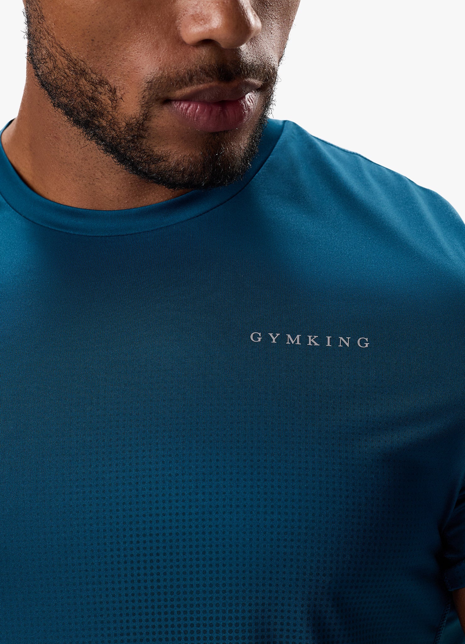 Gym King Elite Tee - Teal Xs