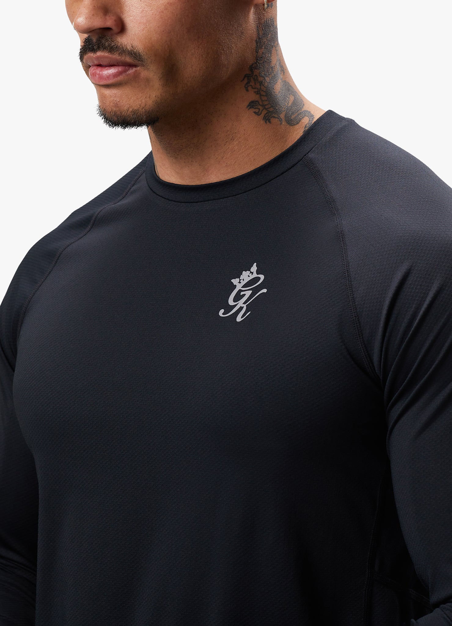 Gym King Energy Long Sleeve Tee - Black S