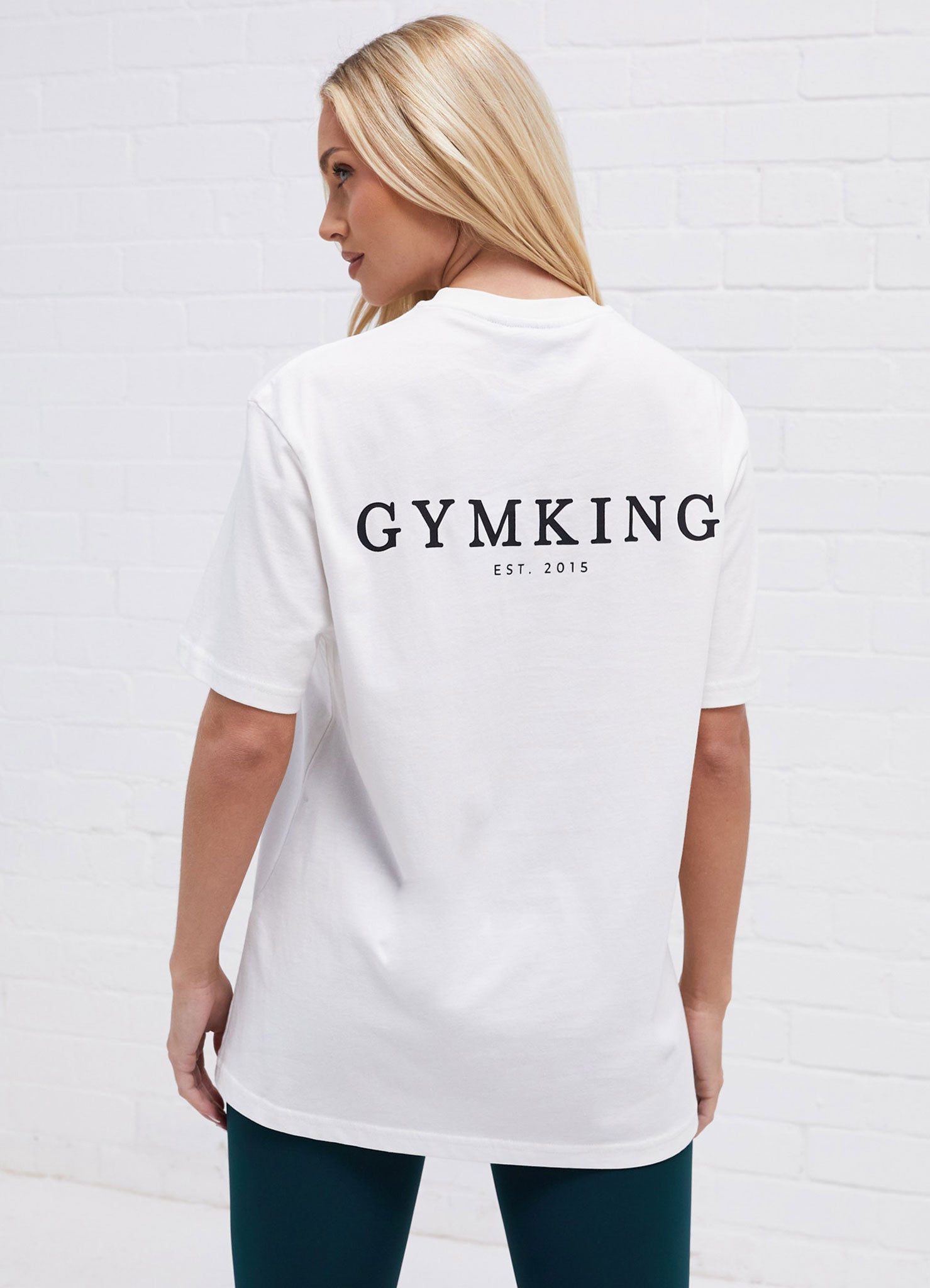 Gym King Established Boyfriend Tee - Cream 6