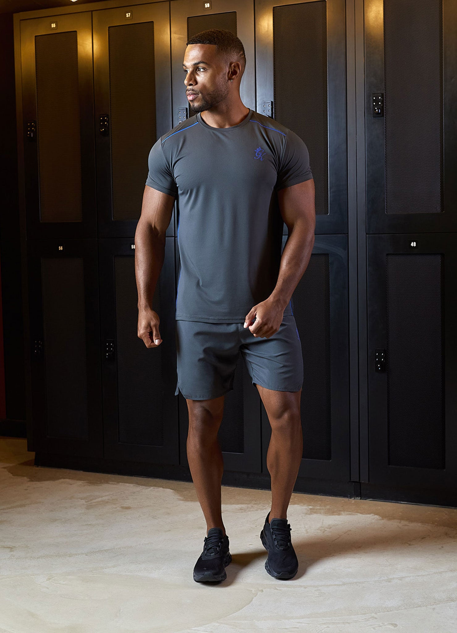 Gym King Flex Short - Oyster Grey Xs