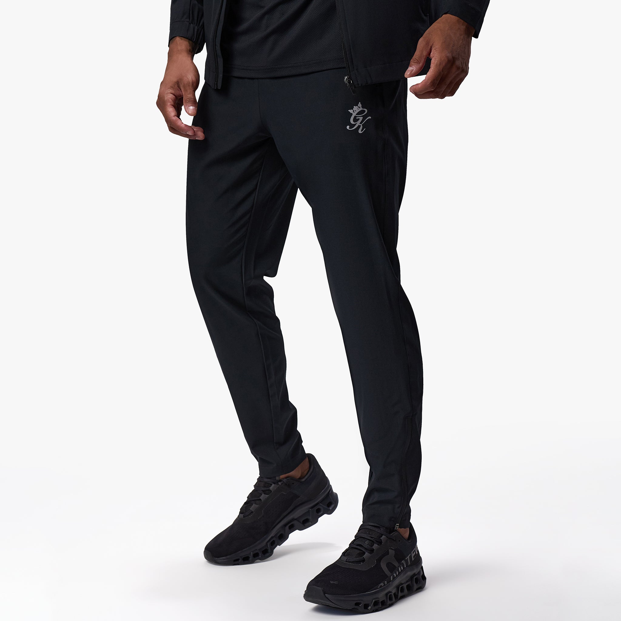 Gym King Flex Woven Tracksuit Bottom - Black Xs