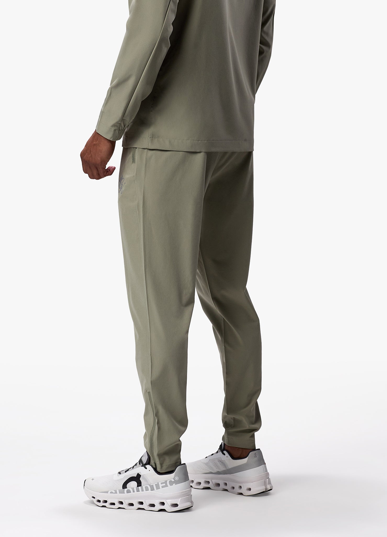 Gym King Flex Woven Tracksuit Bottom - Soft Khaki Xs