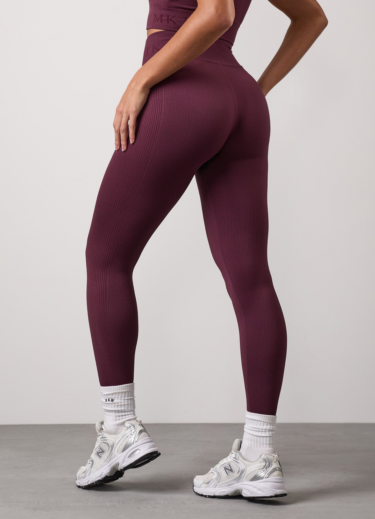 Gym King Formation Rib Legging - Fig 6-8