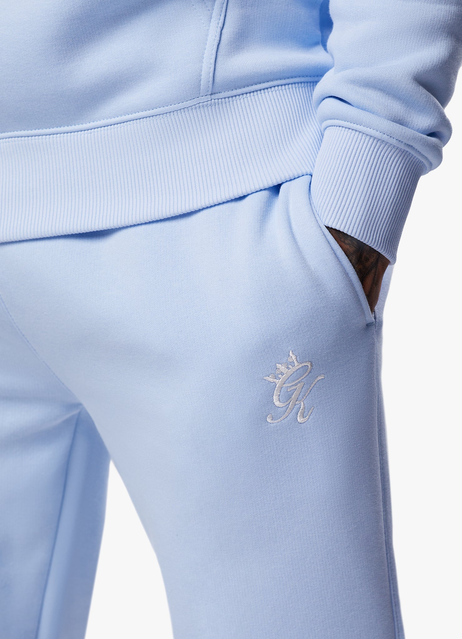 Gym King Fundamental Fleece Jogger - Cloud Blue Xxl