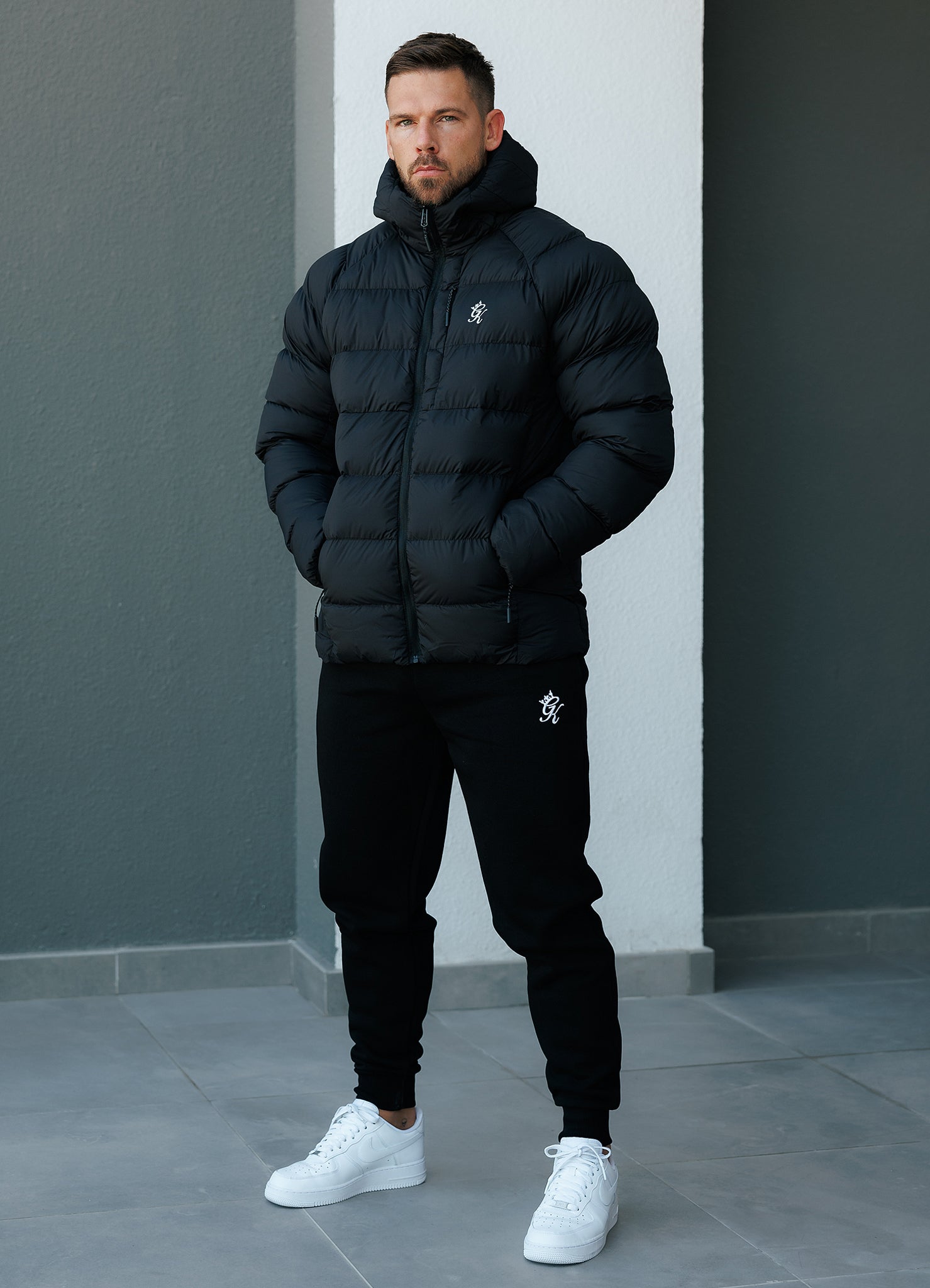 Gym King Limit Puffer Jacket - Black Xs