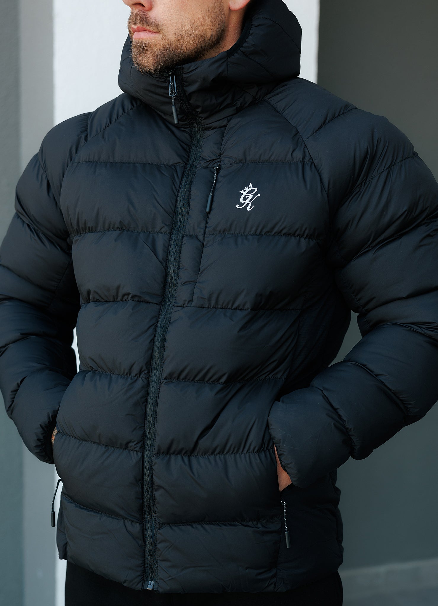 Gym King Limit Puffer Jacket - Black Xs