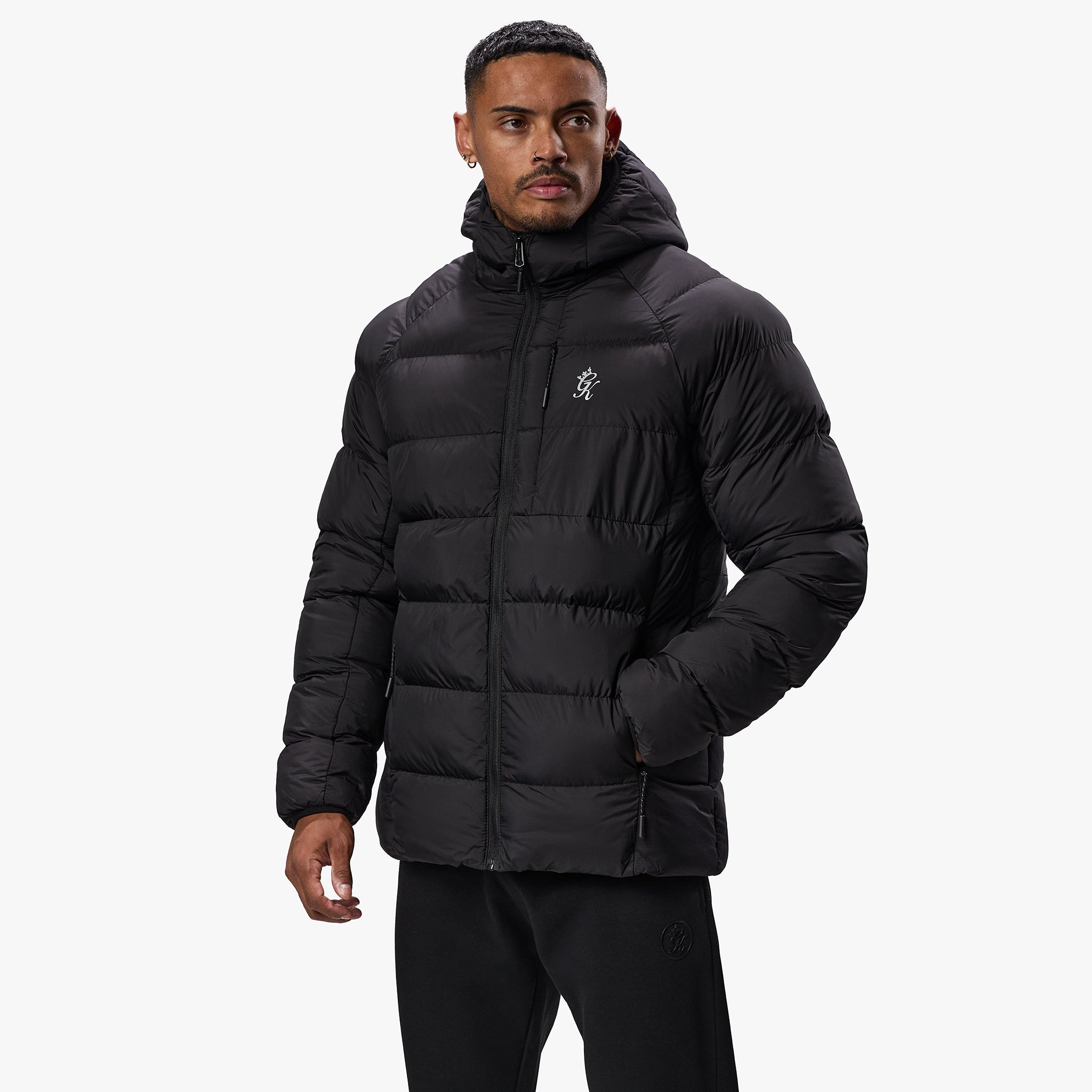 Gym King Limit Puffer Jacket - Black Xs