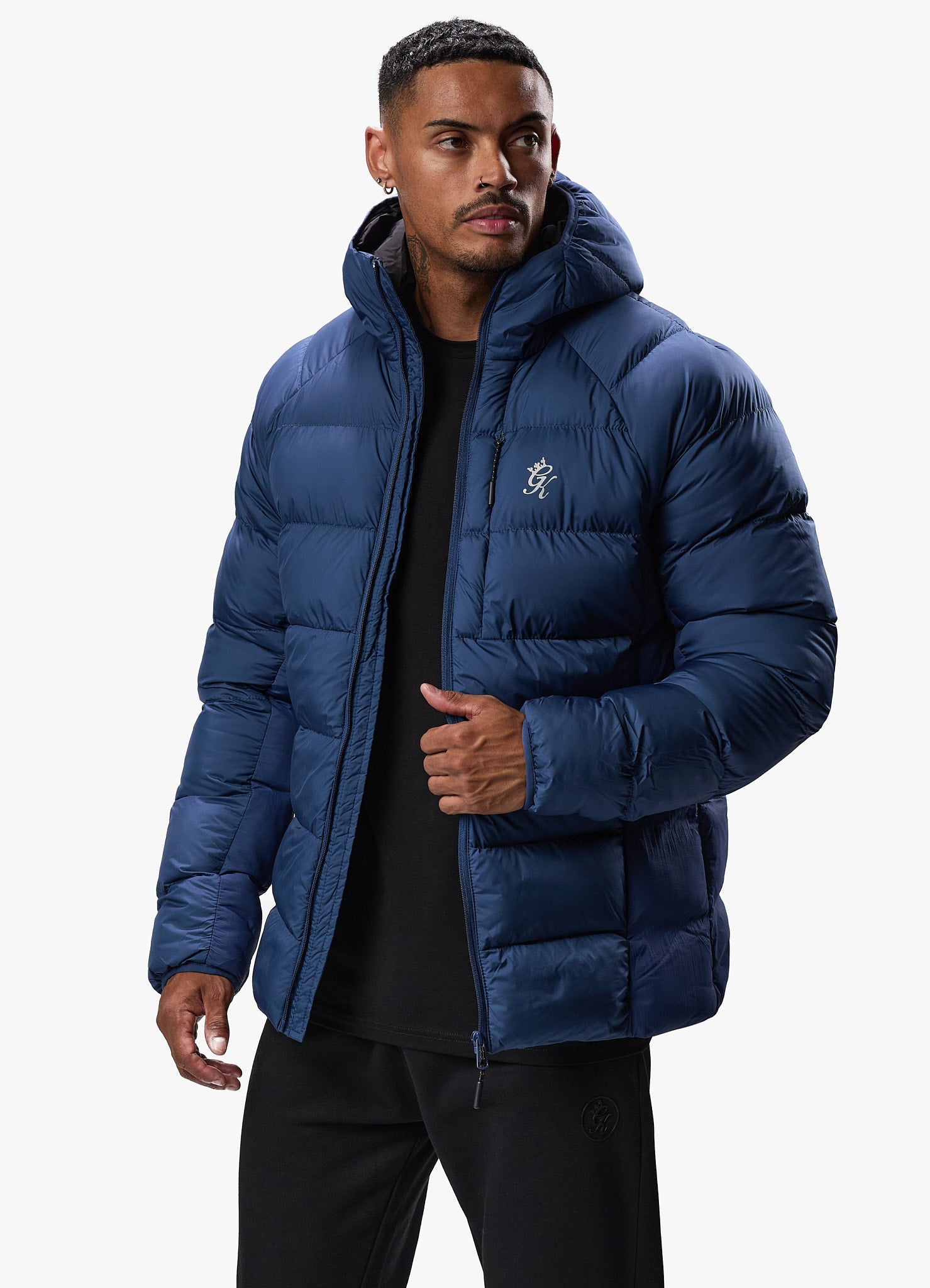 Gym King Limit Puffer Jacket - Navy Xs