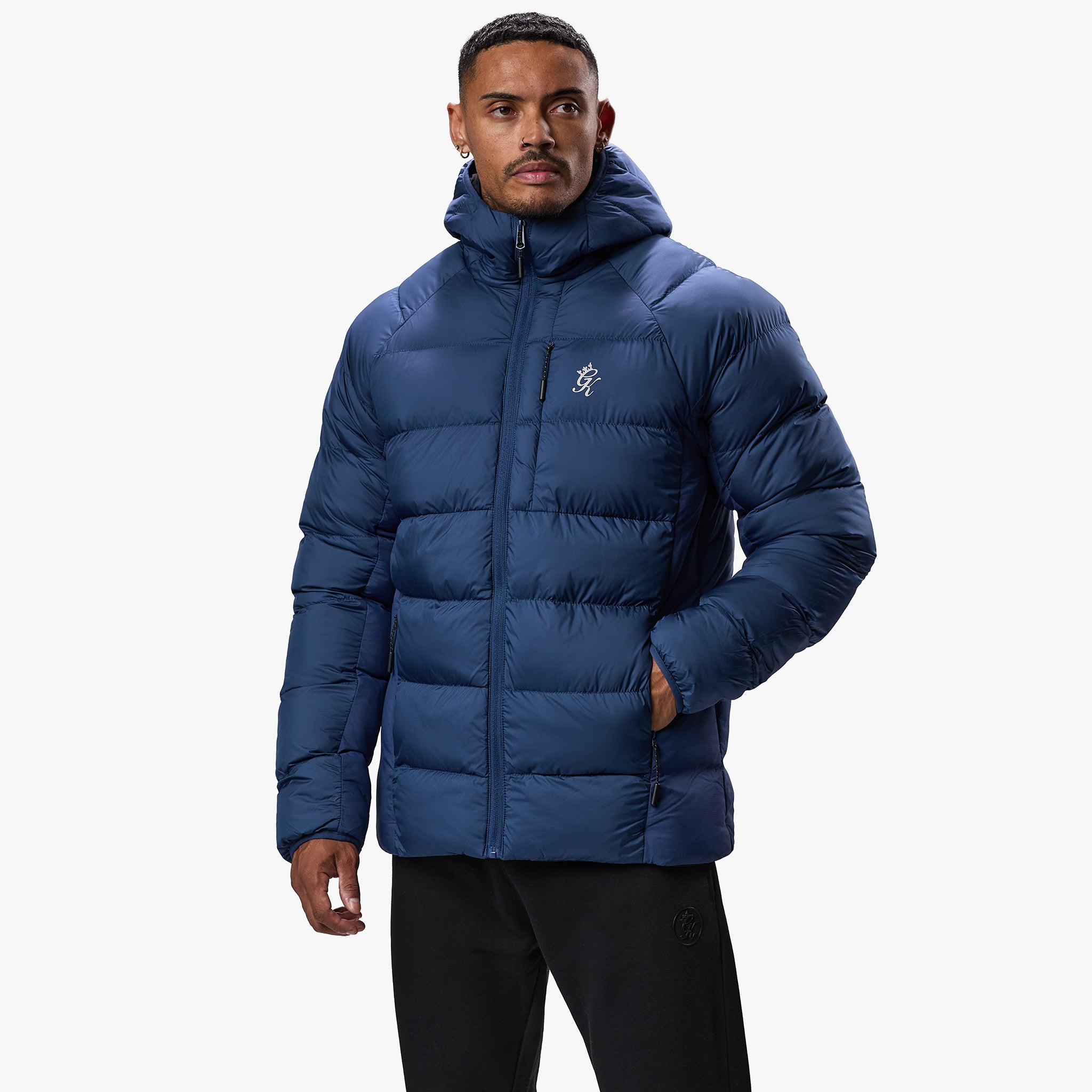 Gym King Limit Puffer Jacket - Navy Xs