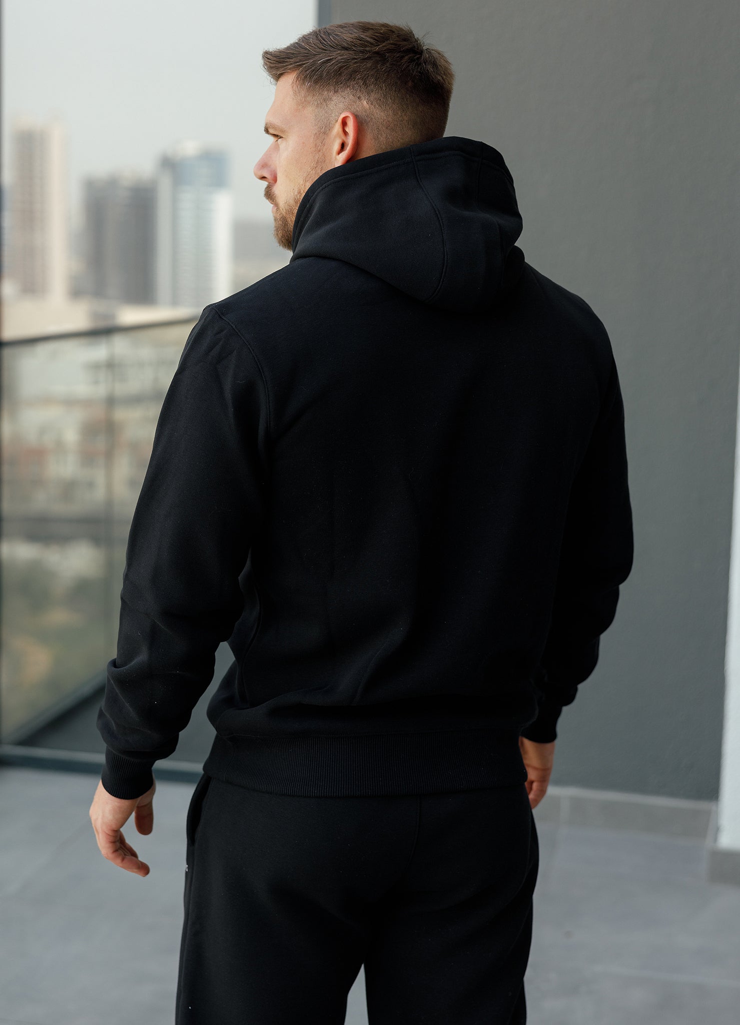 Gym King Linear Fundamental Hood - Black M