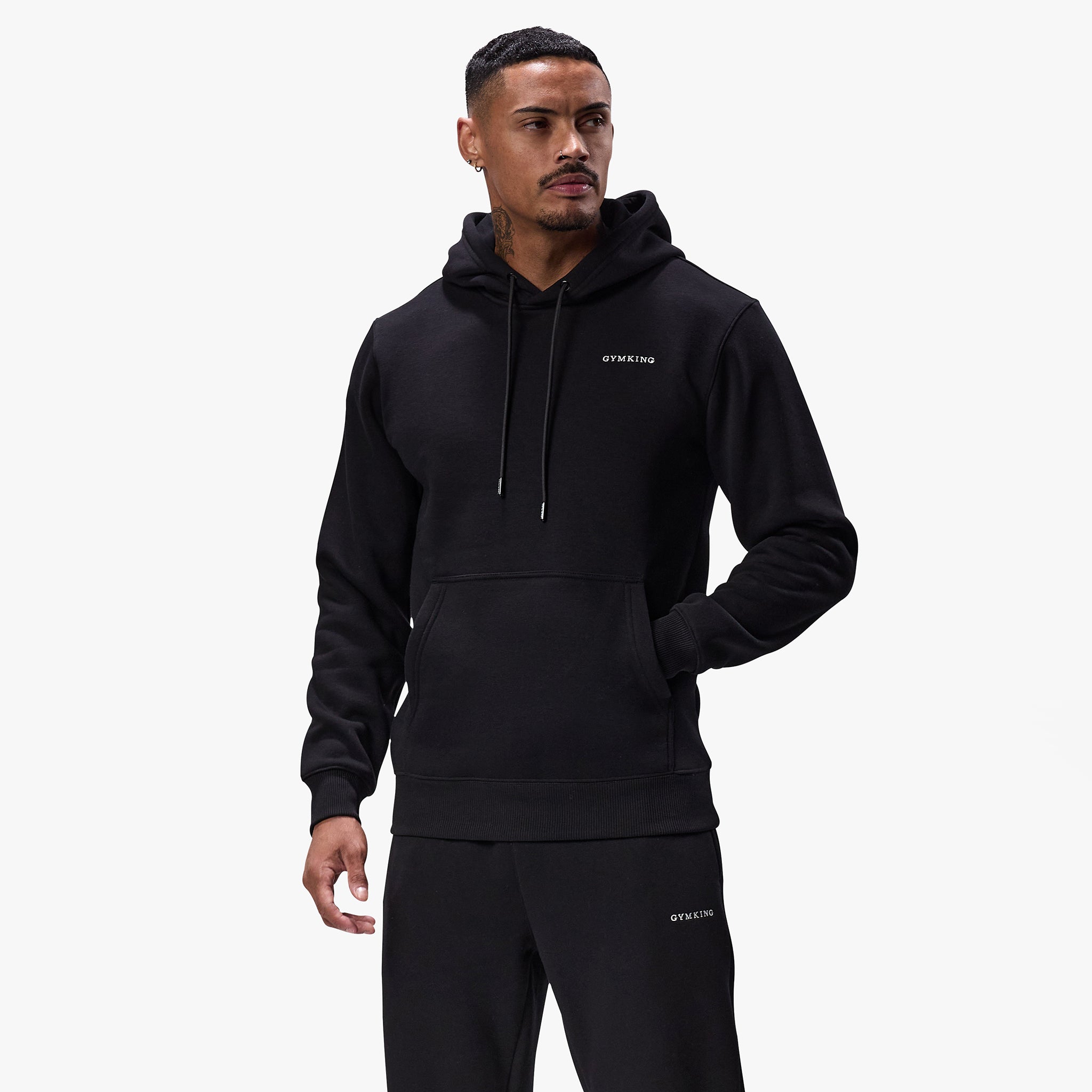 Gym King Linear Fundamental Hood - Black M