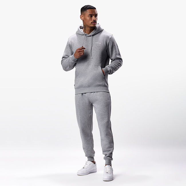 Gym King Linear Fundamental Tracksuit - Grey Marl