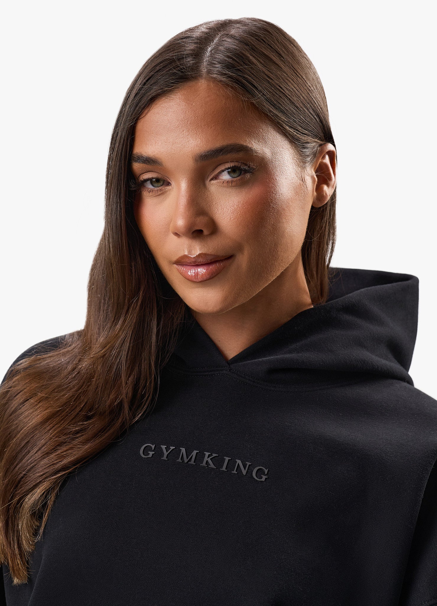 Gym King Luxe Fleece Hood - Black 6