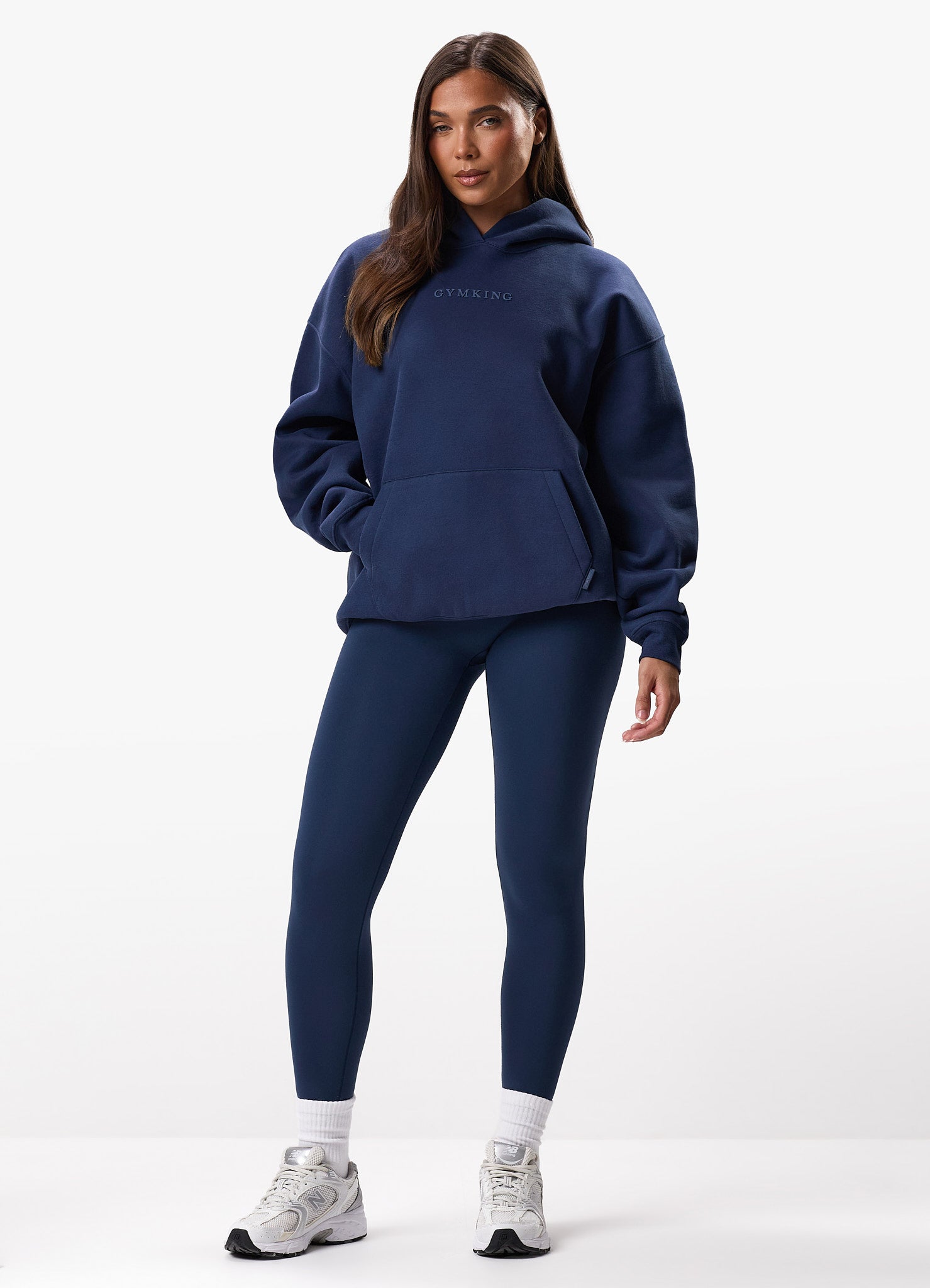 Gym King Luxe Hood - Rich Blue 6