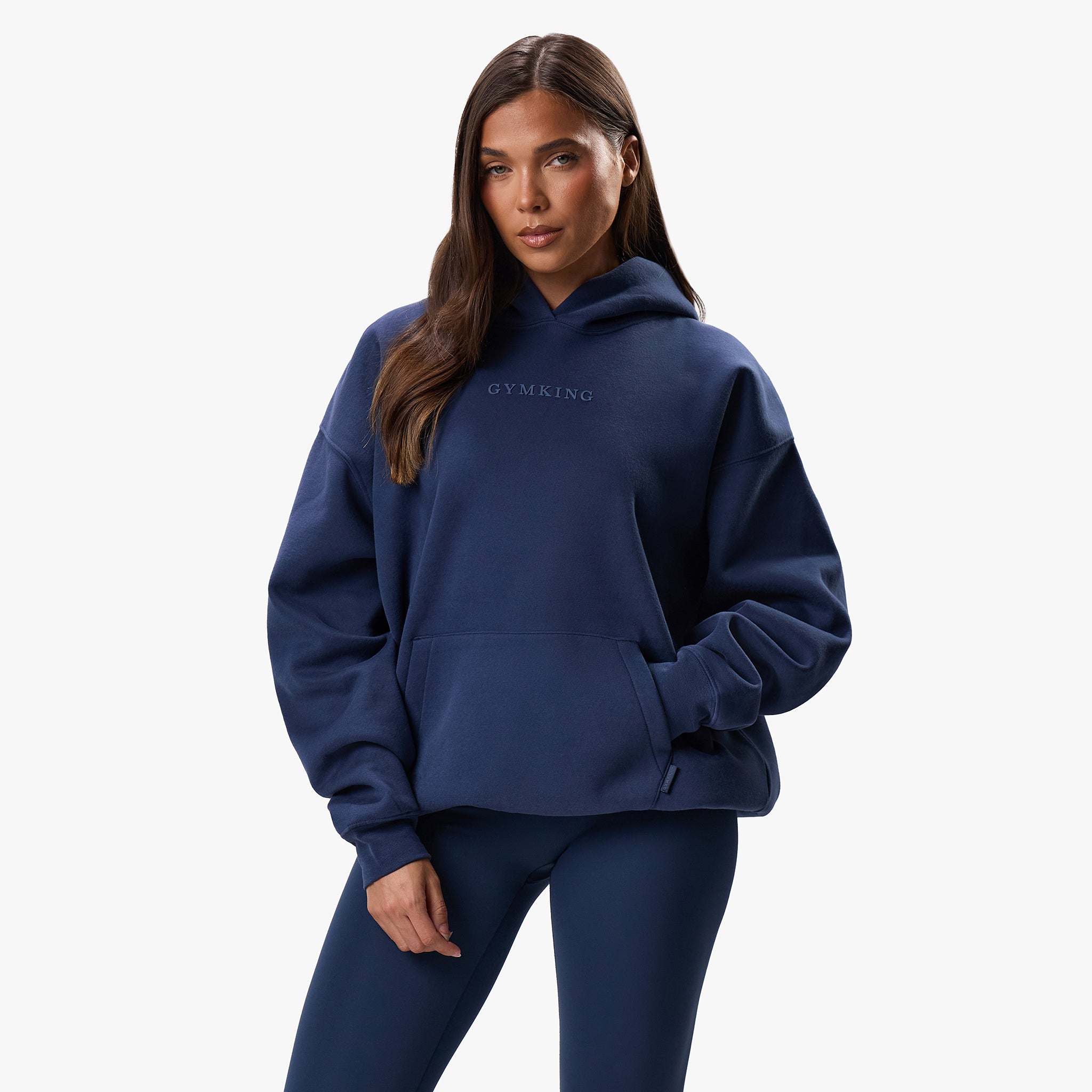 Gym King Luxe Hood - Rich Blue 6