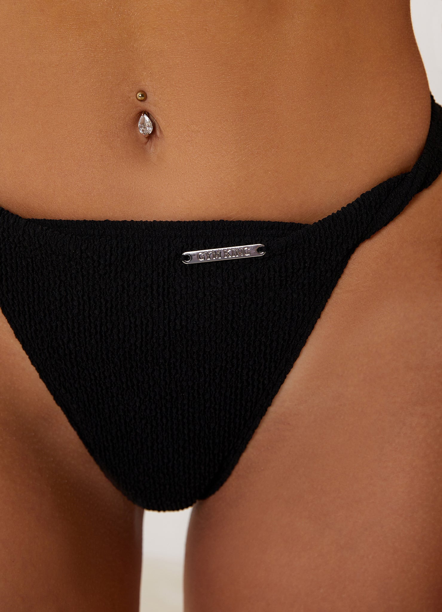 Gym King Malibu Bikini Bottom - Black 12