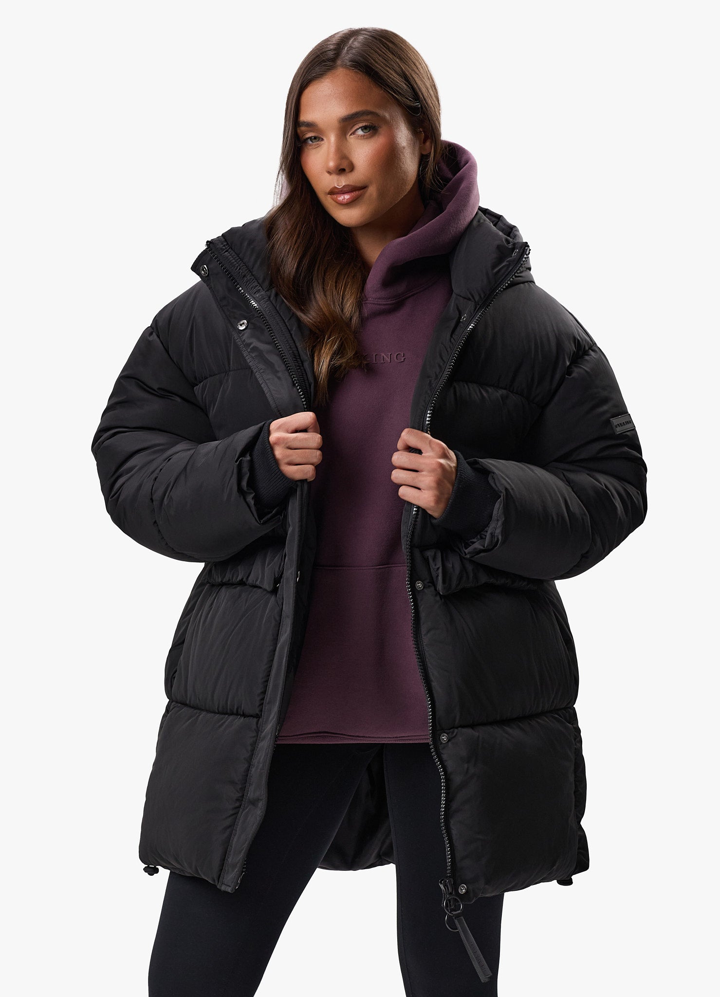 Gym King Mid Length Puffer - Black 6