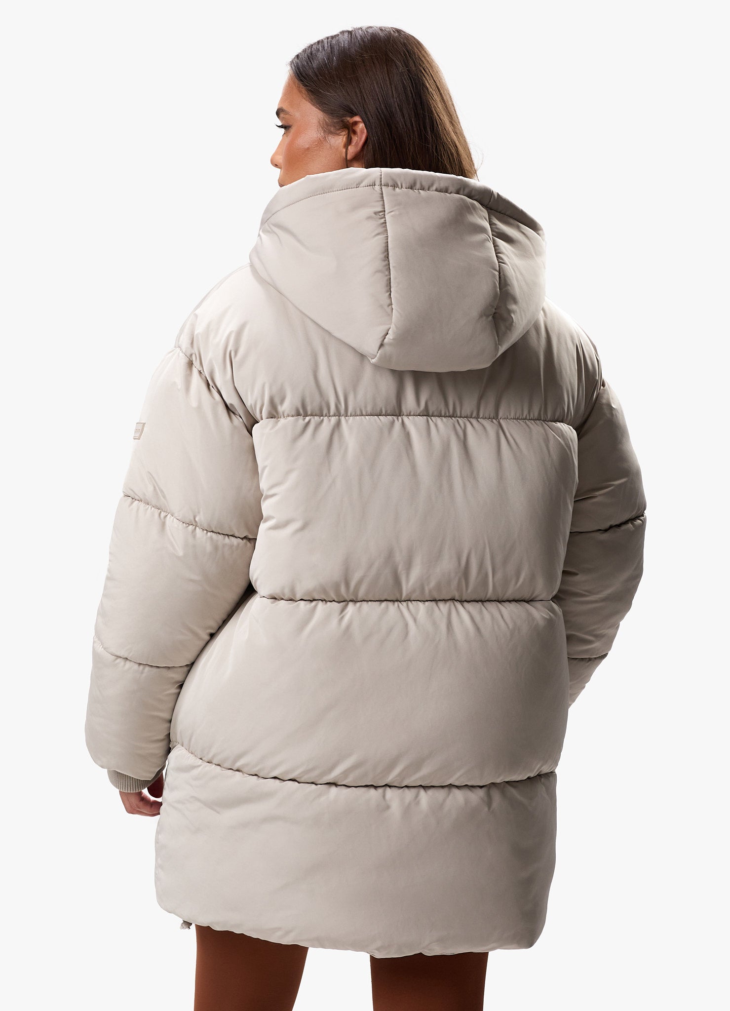 Gym King Mid Length Puffer - Champagne 6