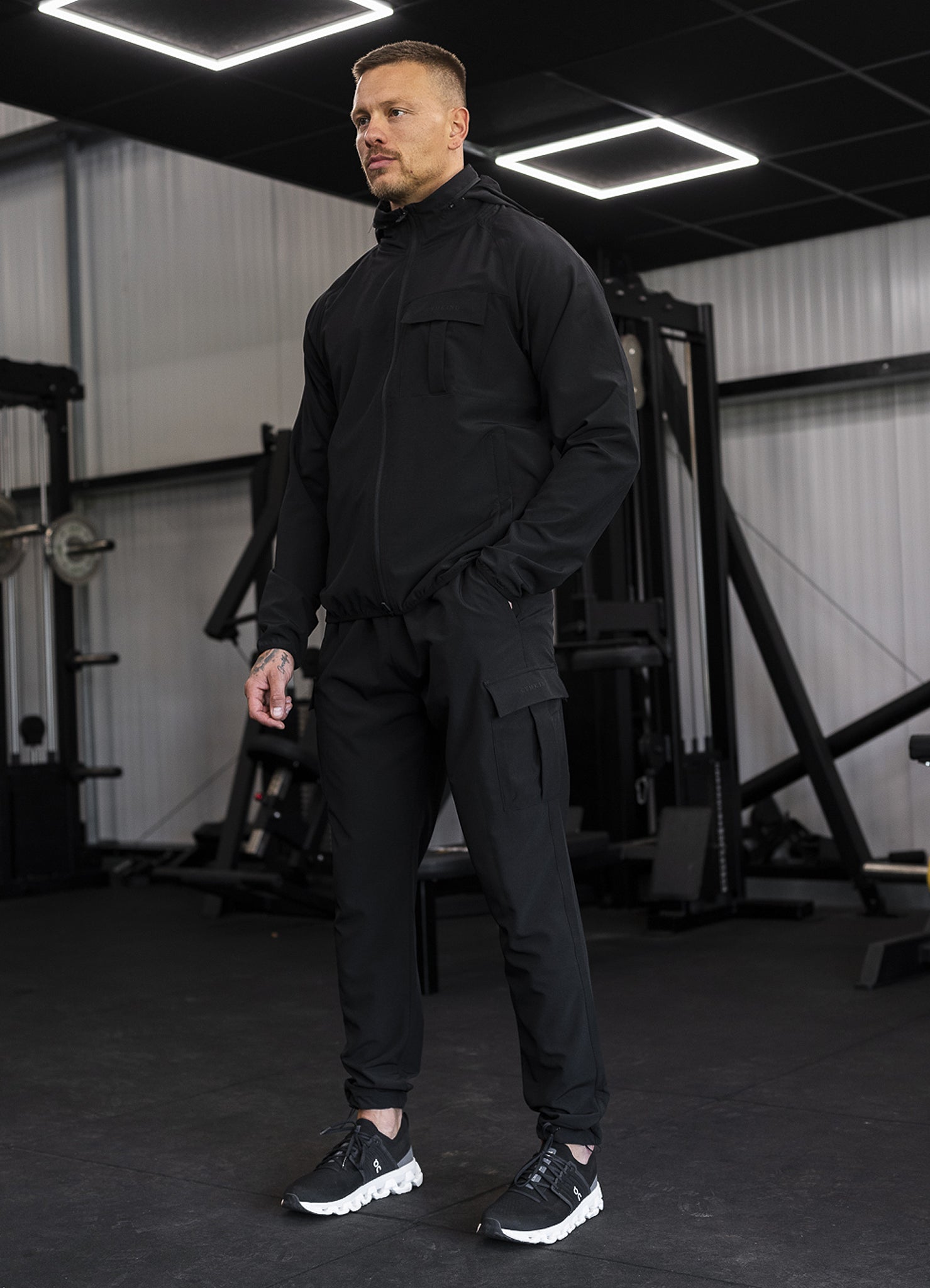 Gym King Mini Ripstop Woven Utility Pant - Black Xs