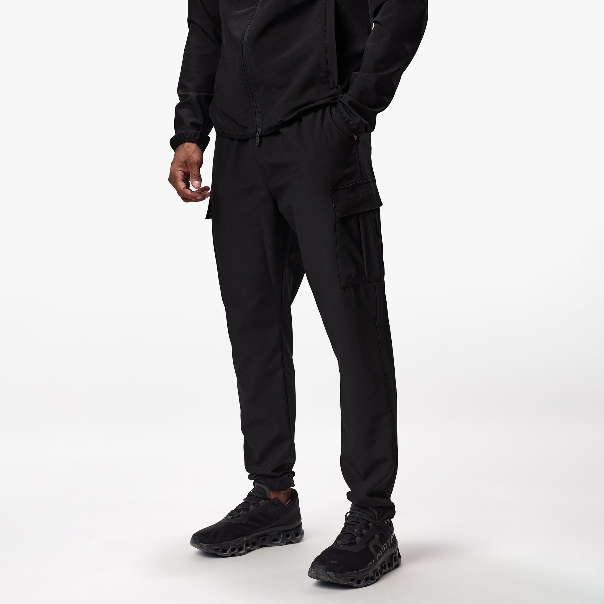 Gym King Mini Ripstop Woven Utility Pant - Black Xs