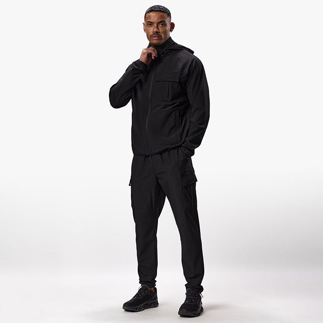 Gym King Mini Ripstop Woven Utility Tracksuit - Black