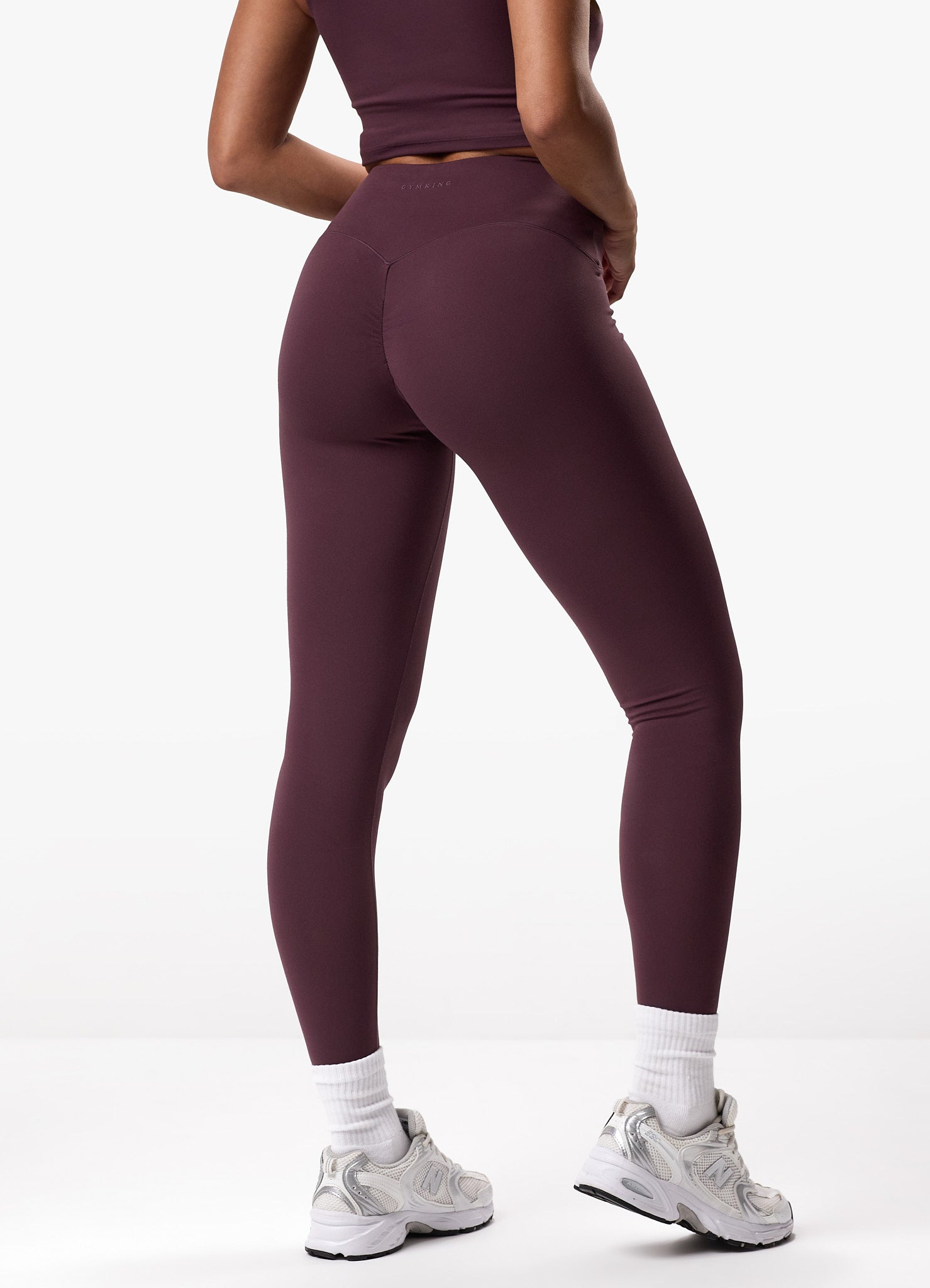 Gym King Peach Luxe Legging - Deep Plum Luxe 6