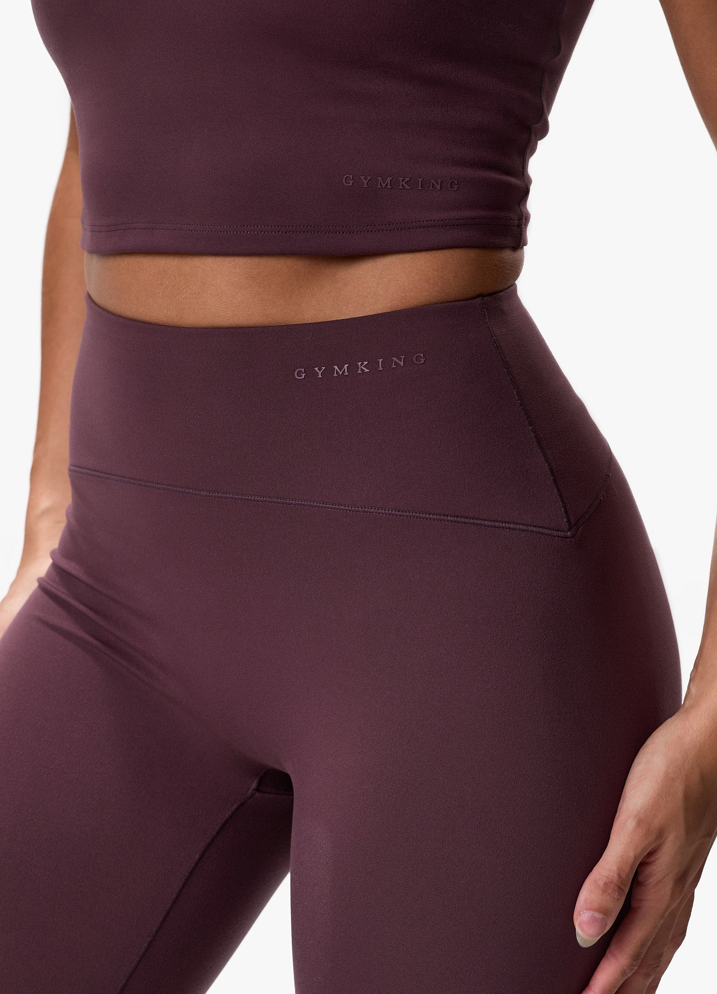 Gym King Peach Luxe Legging - Deep Plum Luxe 6