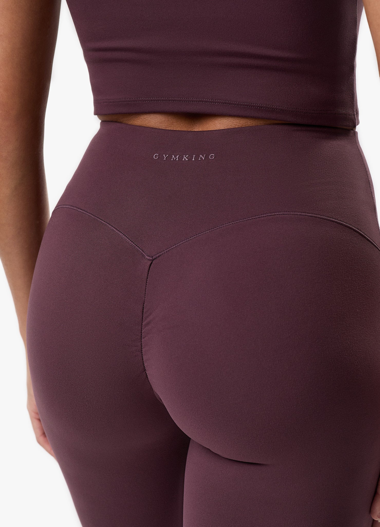 Gym King Peach Luxe Legging - Deep Plum Luxe 6