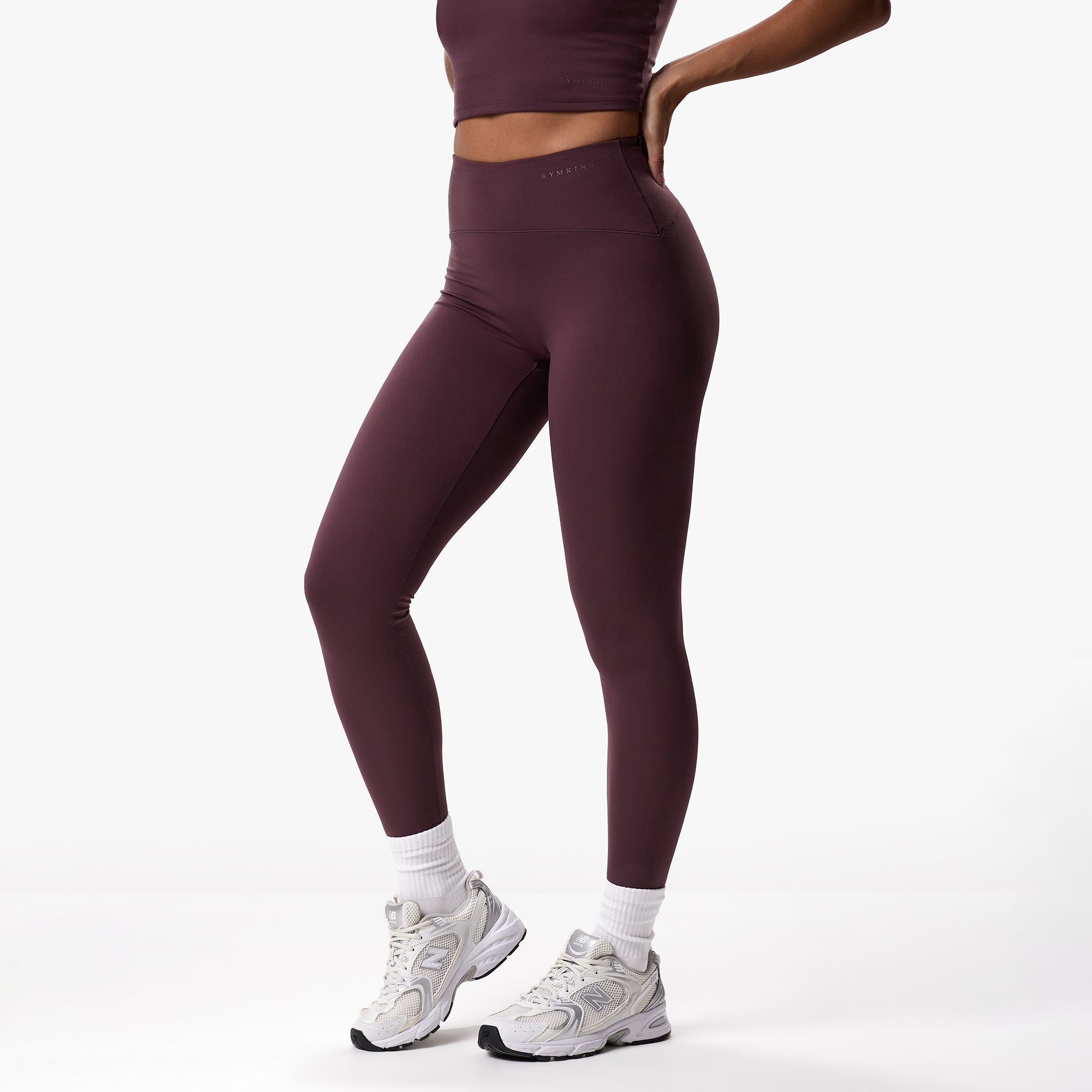 Gym King Peach Luxe Legging - Deep Plum Luxe 6