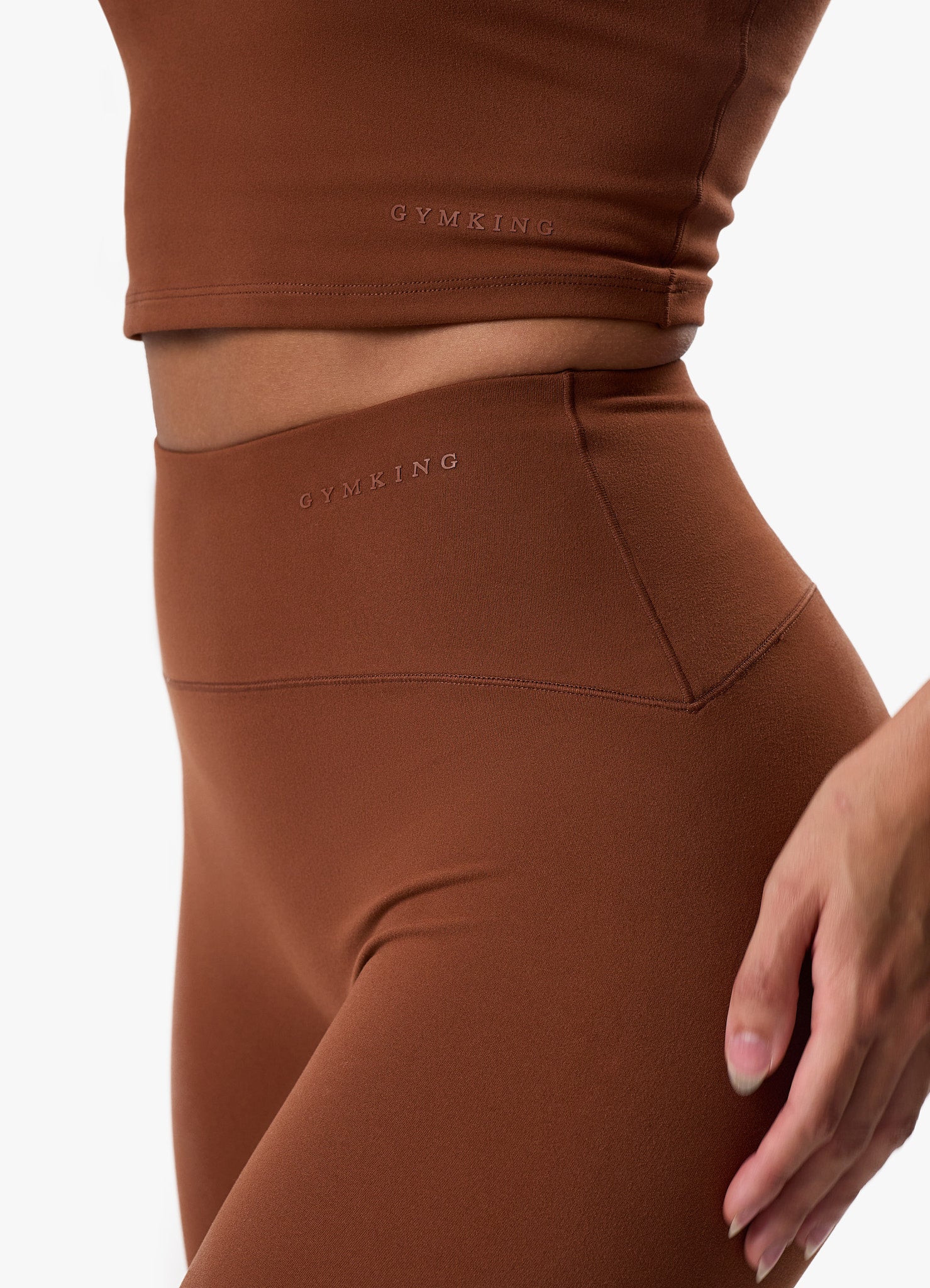 Gym King Peach Luxe Legging - Spiced Pumpkin Luxe 6