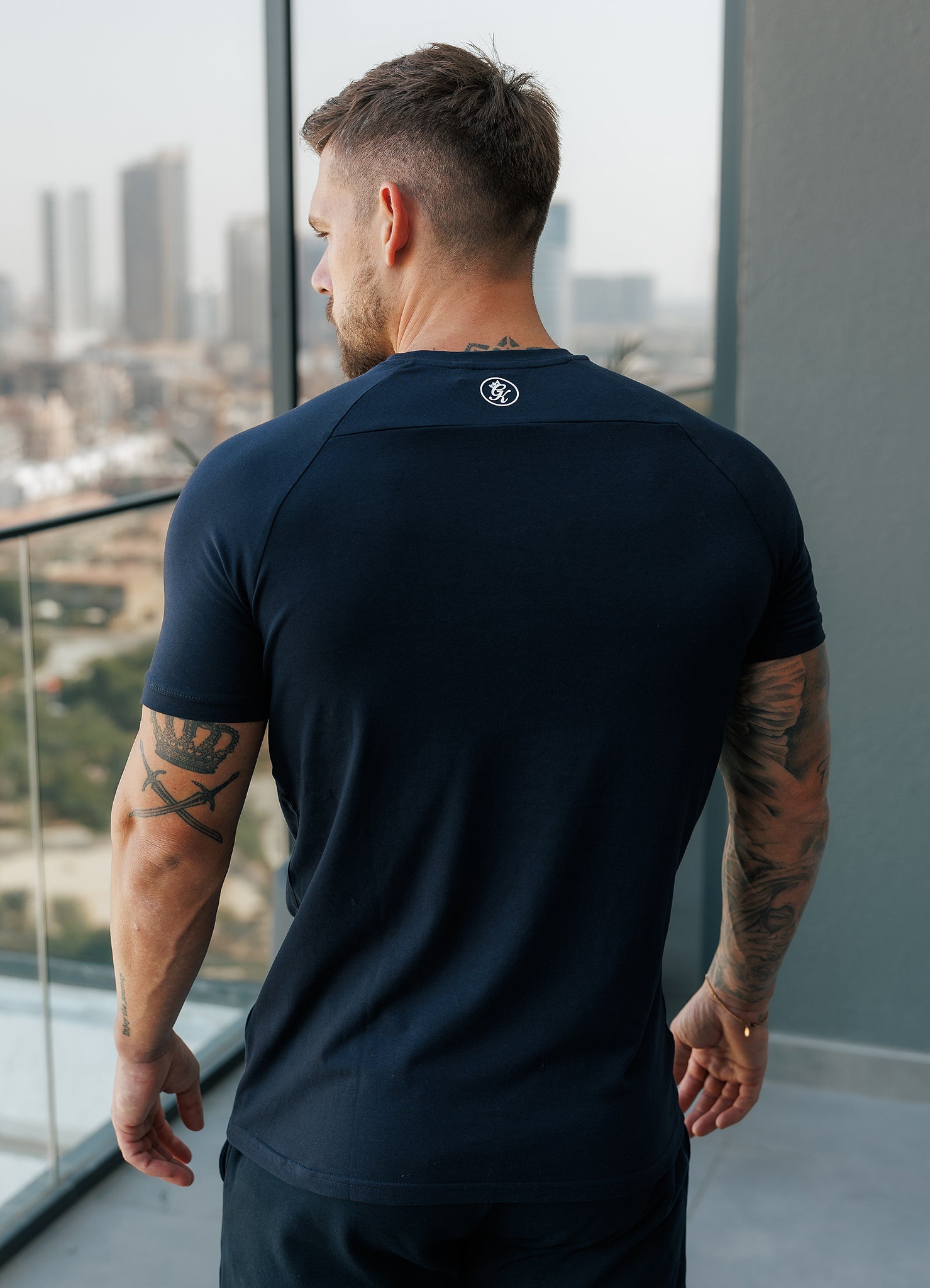 Gym King Pro Jersey Tee - Navy Xs