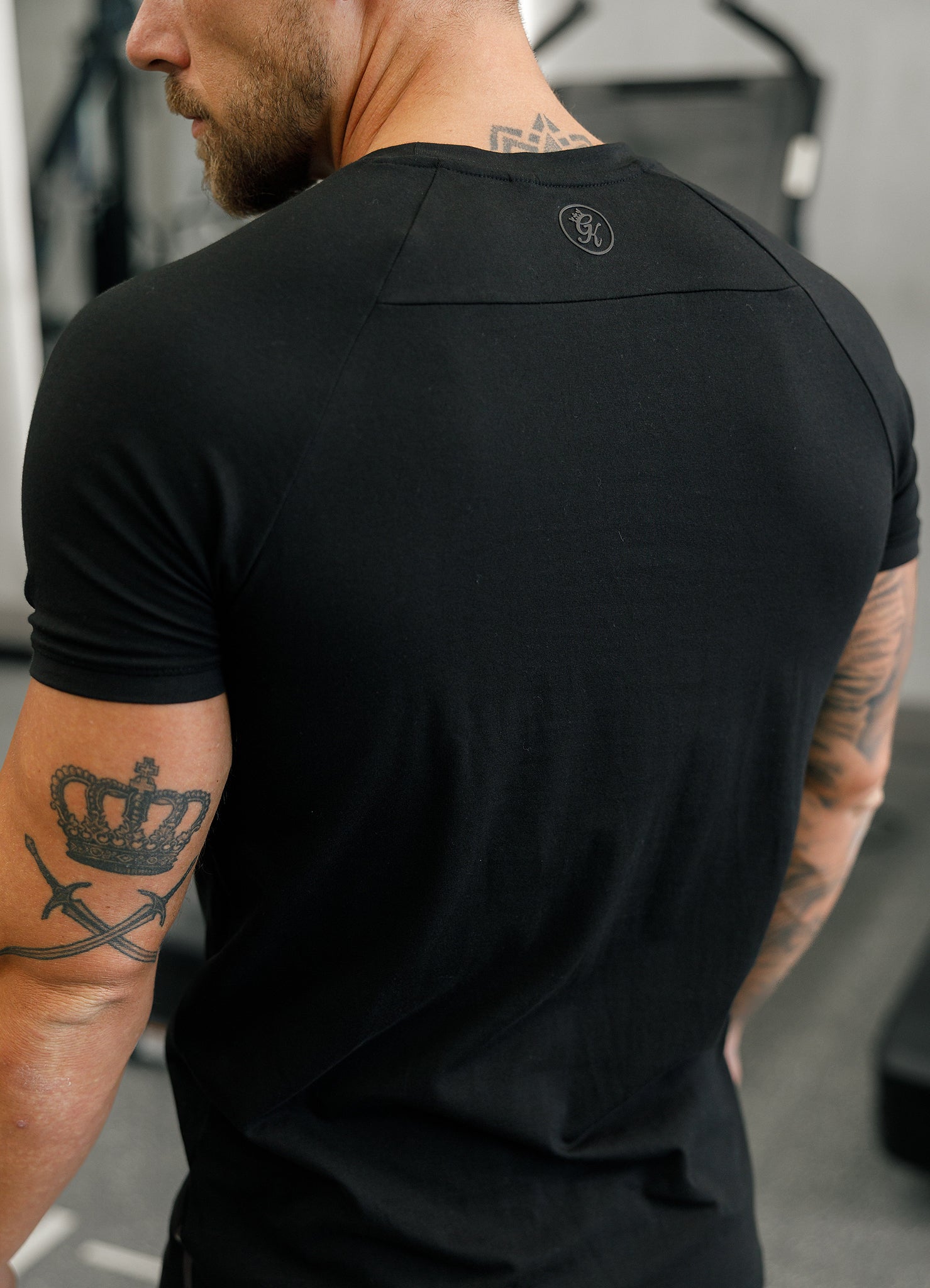 Gym King Pro Logo Tee - Black/Black Xxl