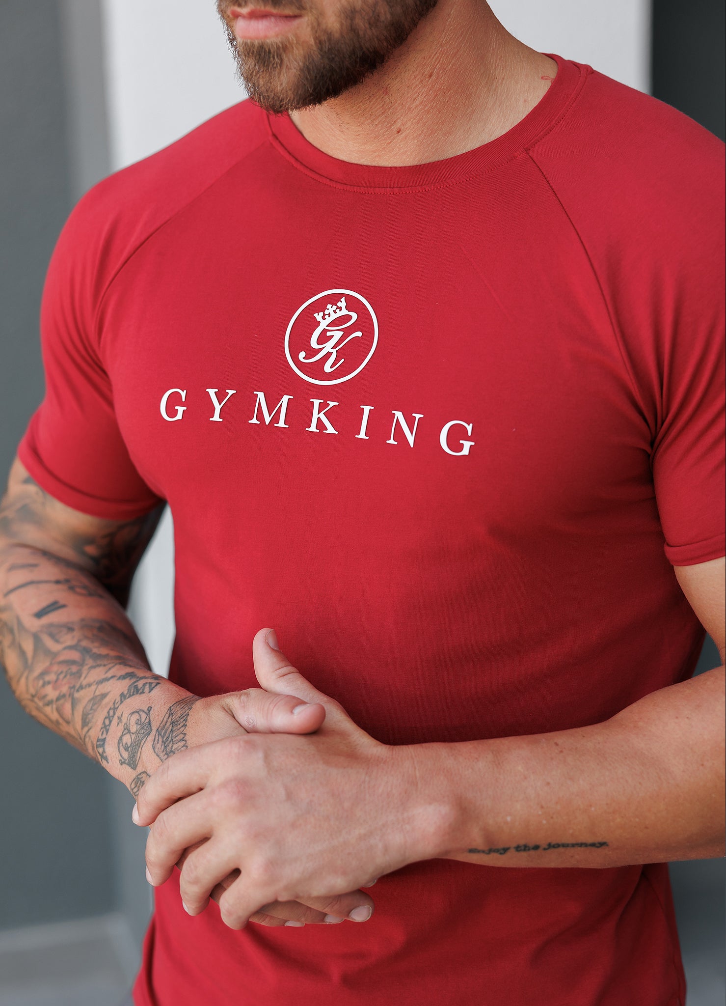 Gym King Pro Tee - Rio Red S