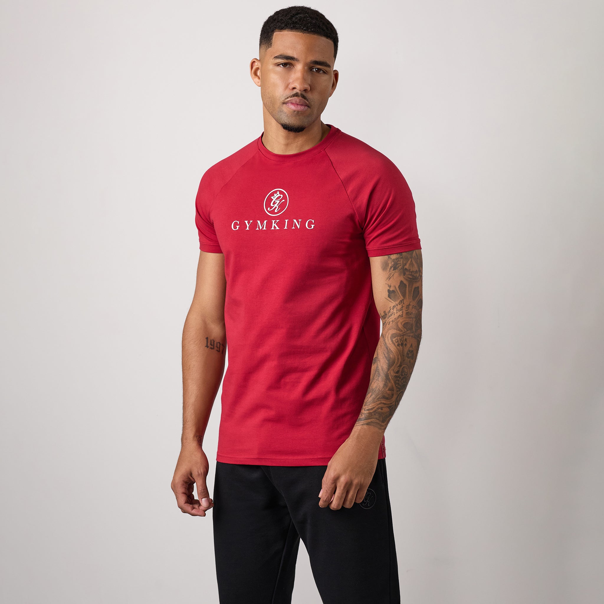 Gym King Pro Tee - Rio Red S