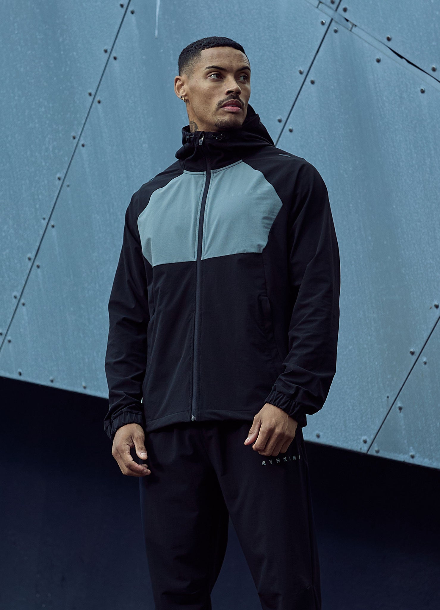 Gym King React Woven Tracksuit - Black