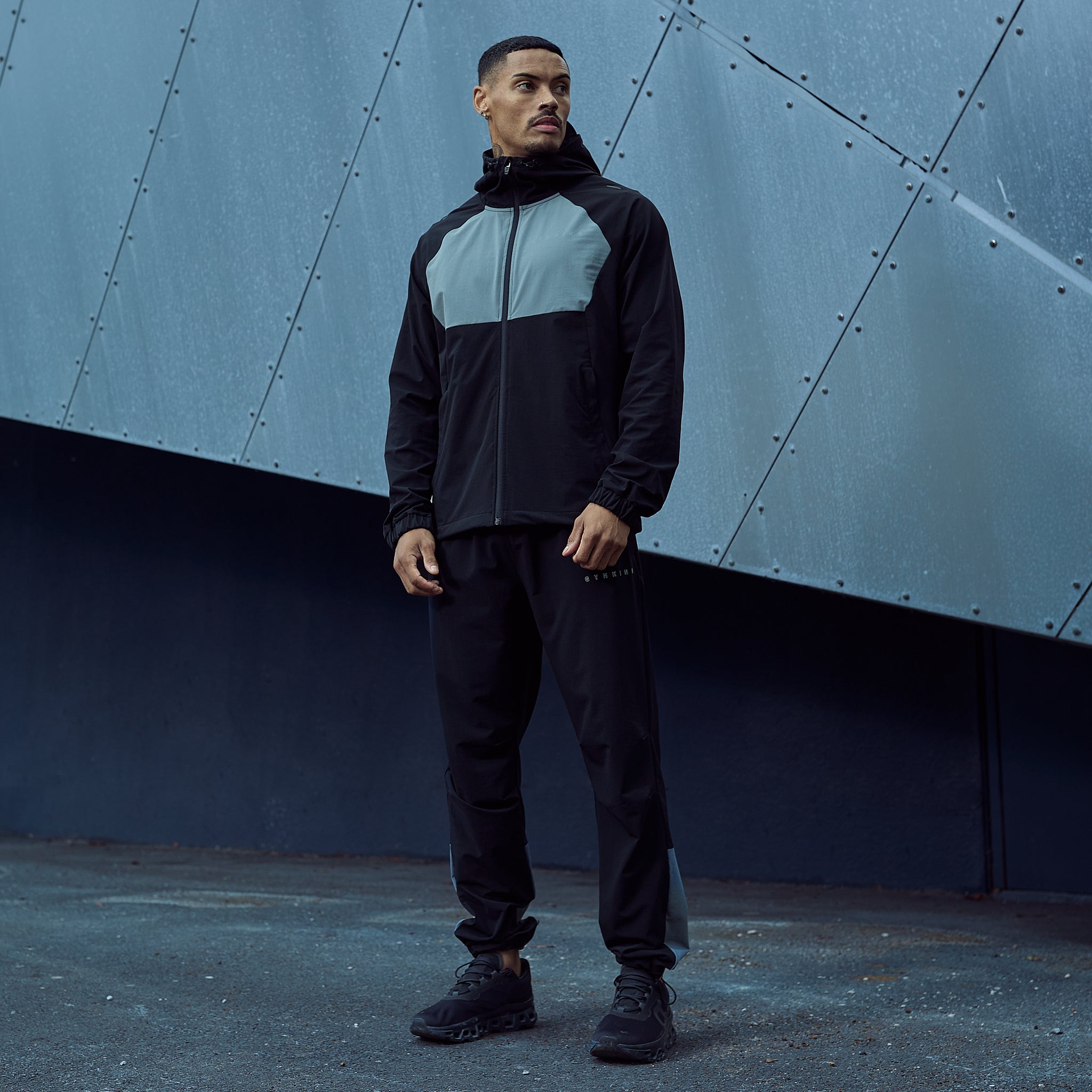 Gym King React Woven Tracksuit - Black