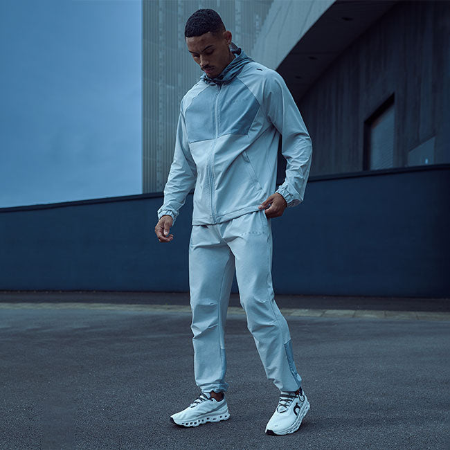 Gym King React Woven Tracksuit - Light Grey