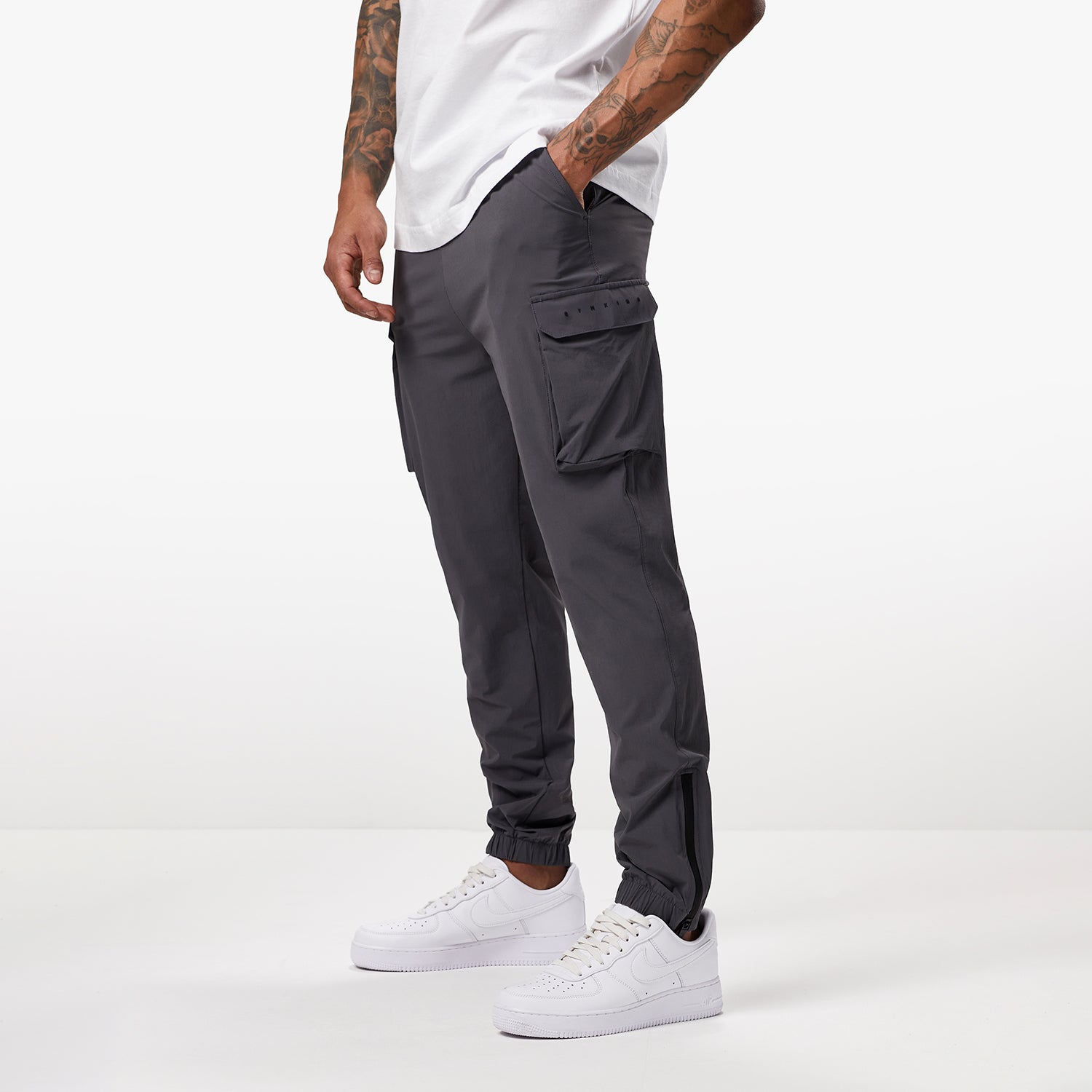 Gym King Rebellion Cargo Jogger - Graphite L